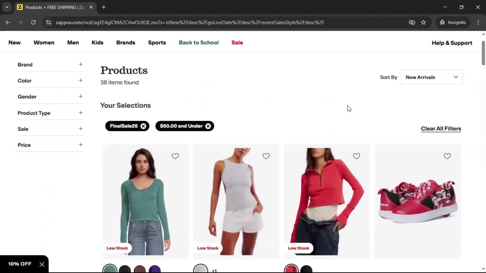 General browsing screenshot