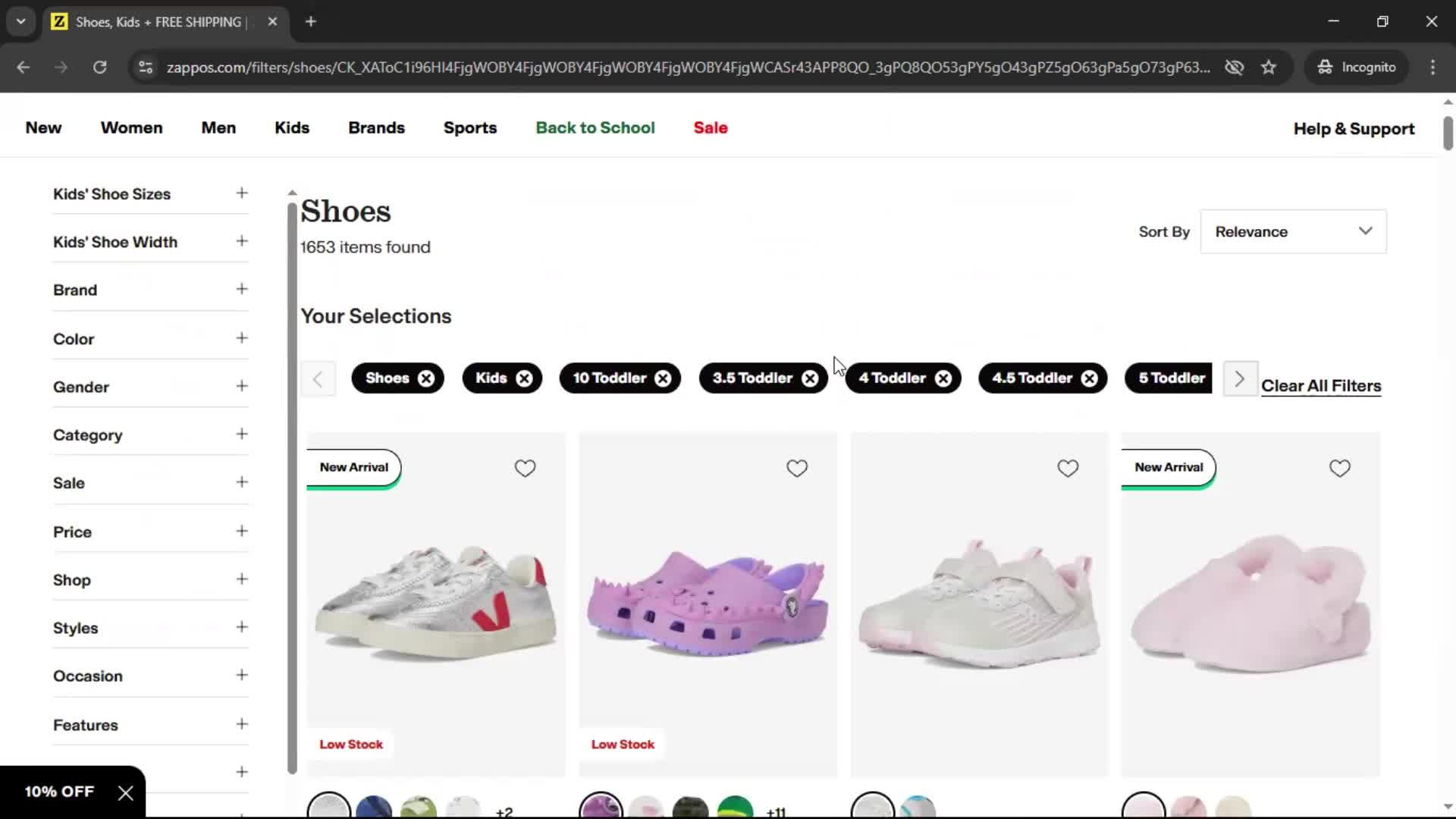 General browsing screenshot