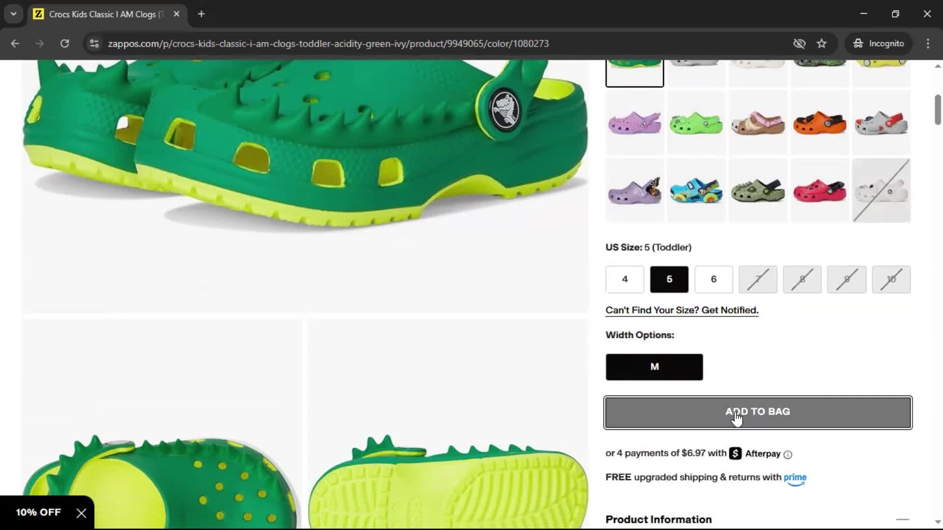 General browsing on Zappos video thumbnail