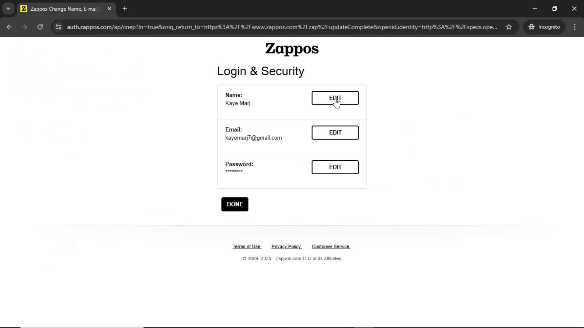 General browsing screenshot