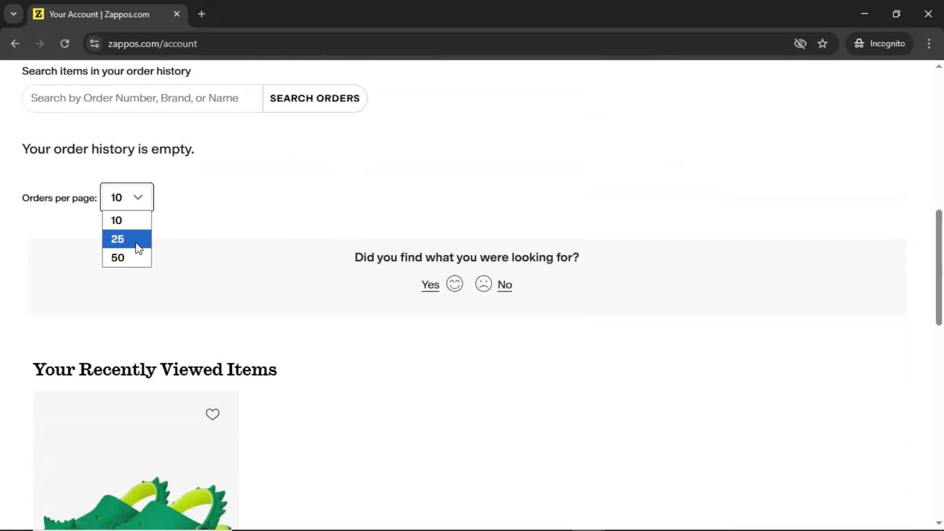 General browsing screenshot