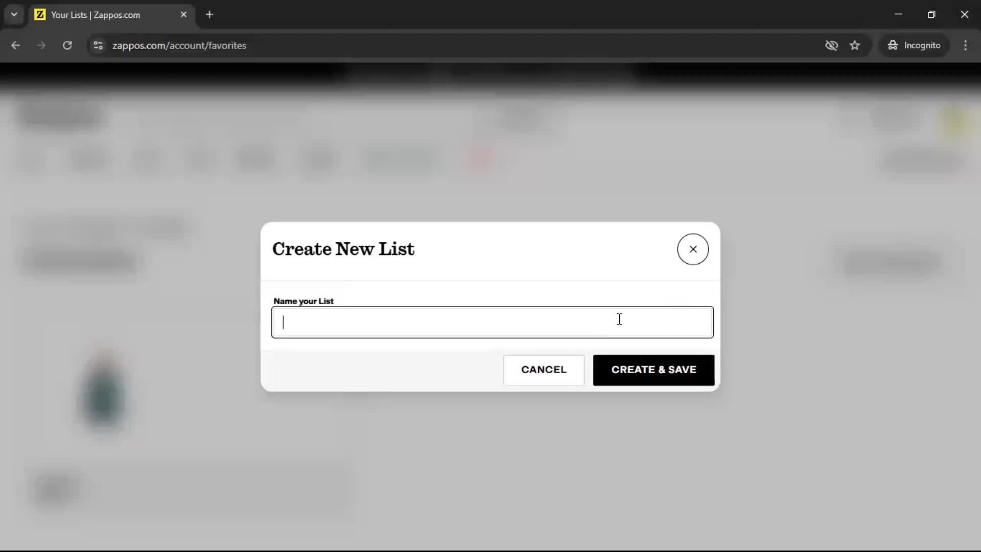 General browsing screenshot