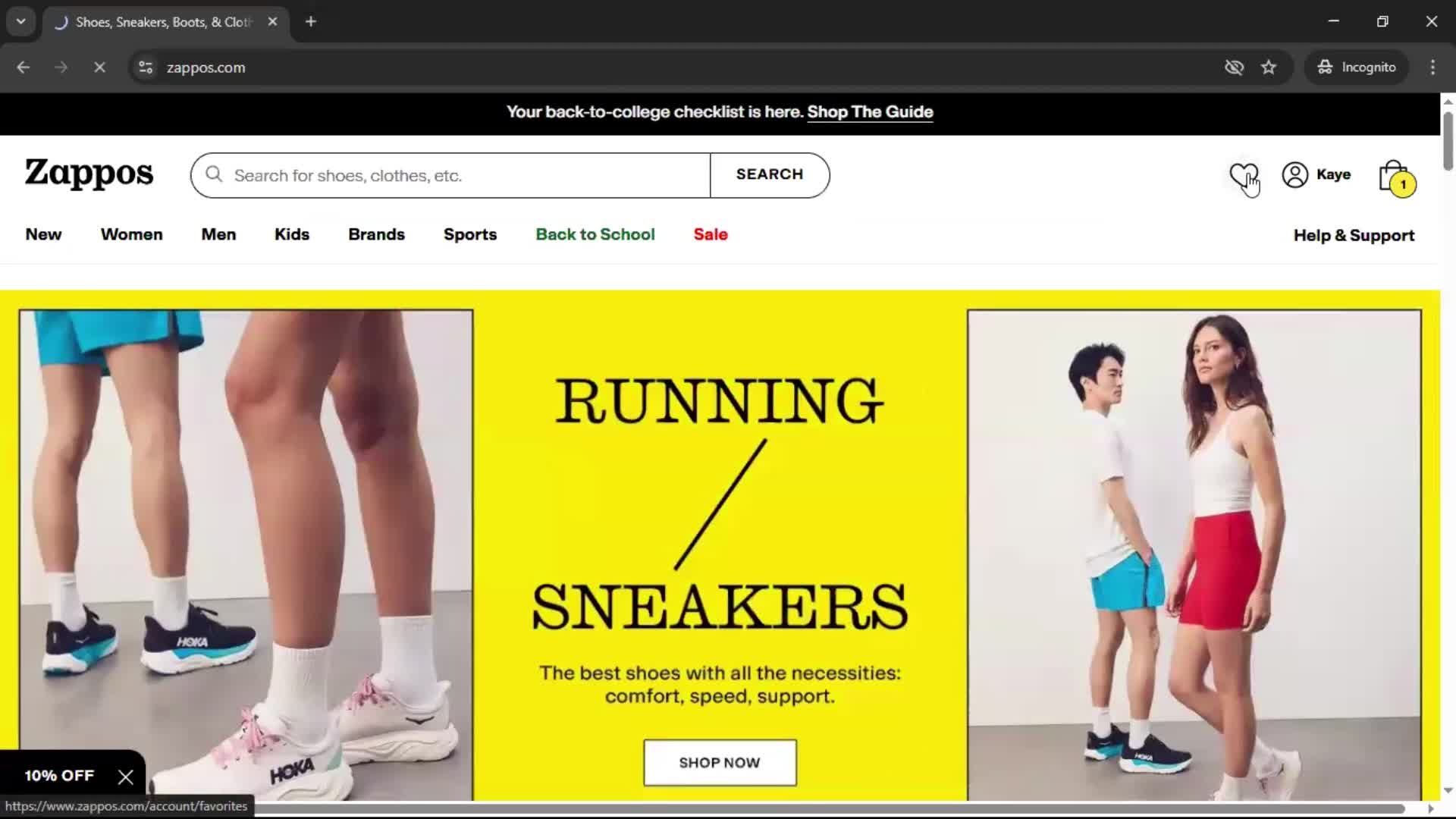 General browsing screenshot