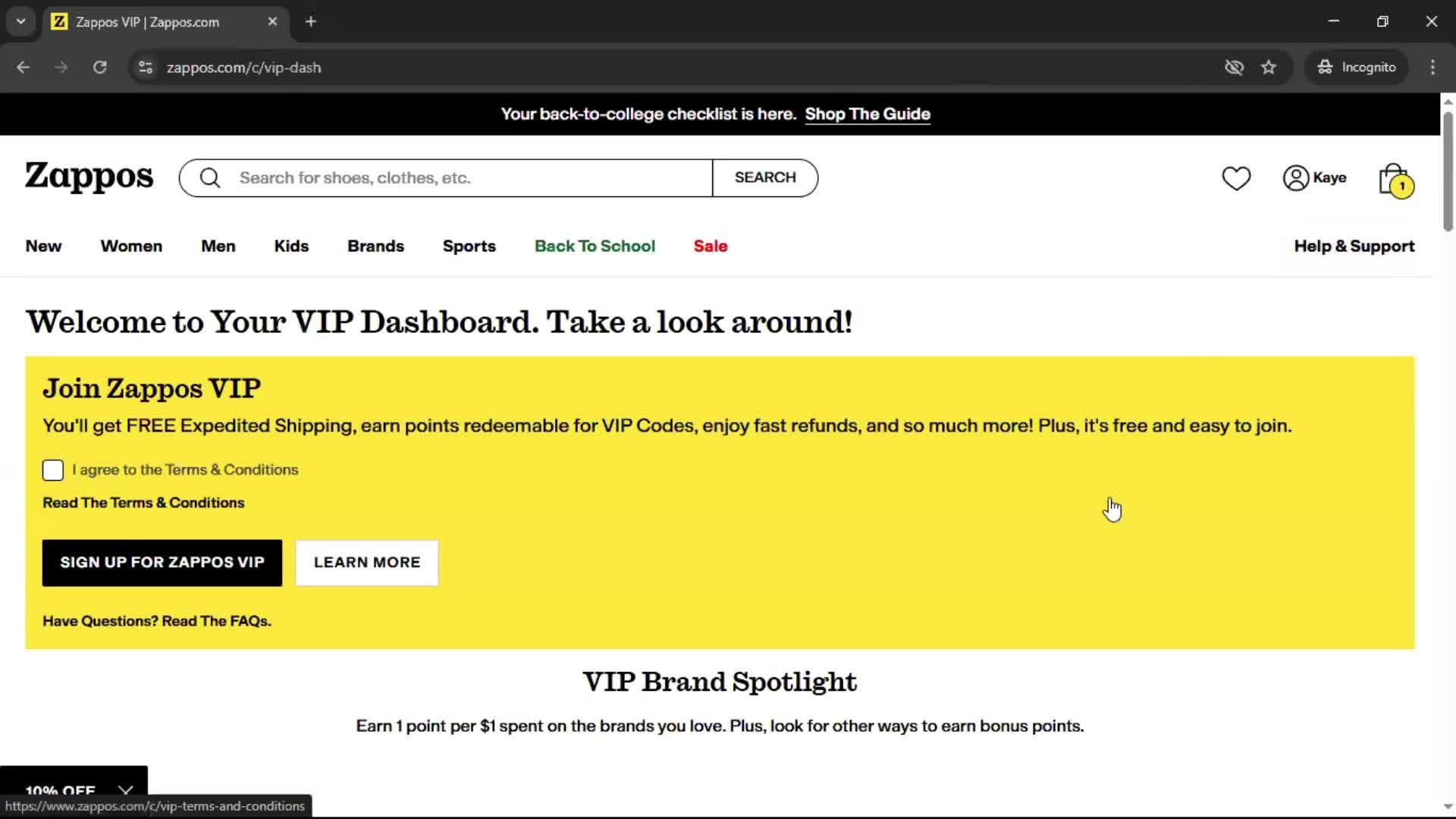 General browsing screenshot