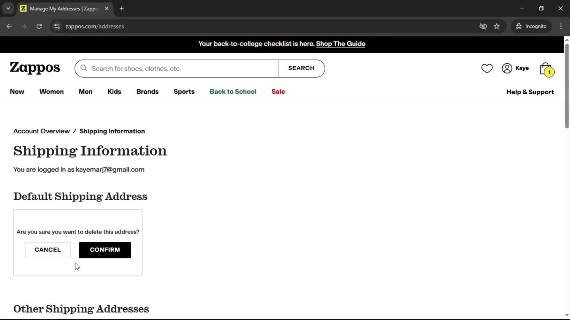 General browsing screenshot