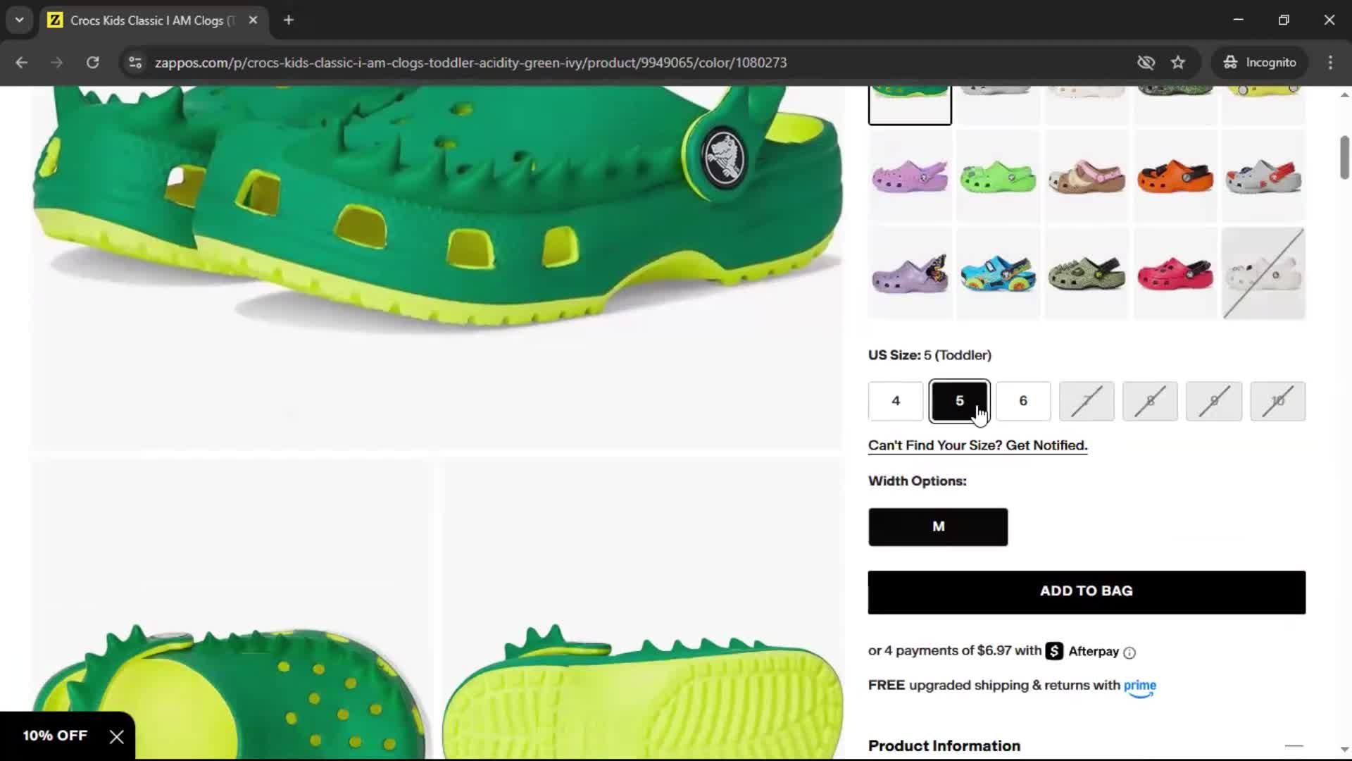 General browsing screenshot