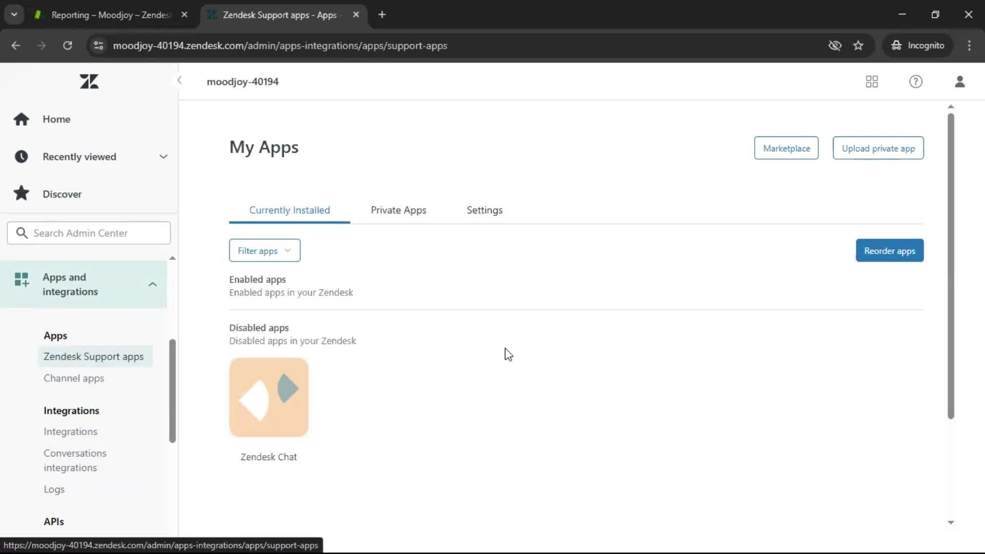 General browsing screenshot