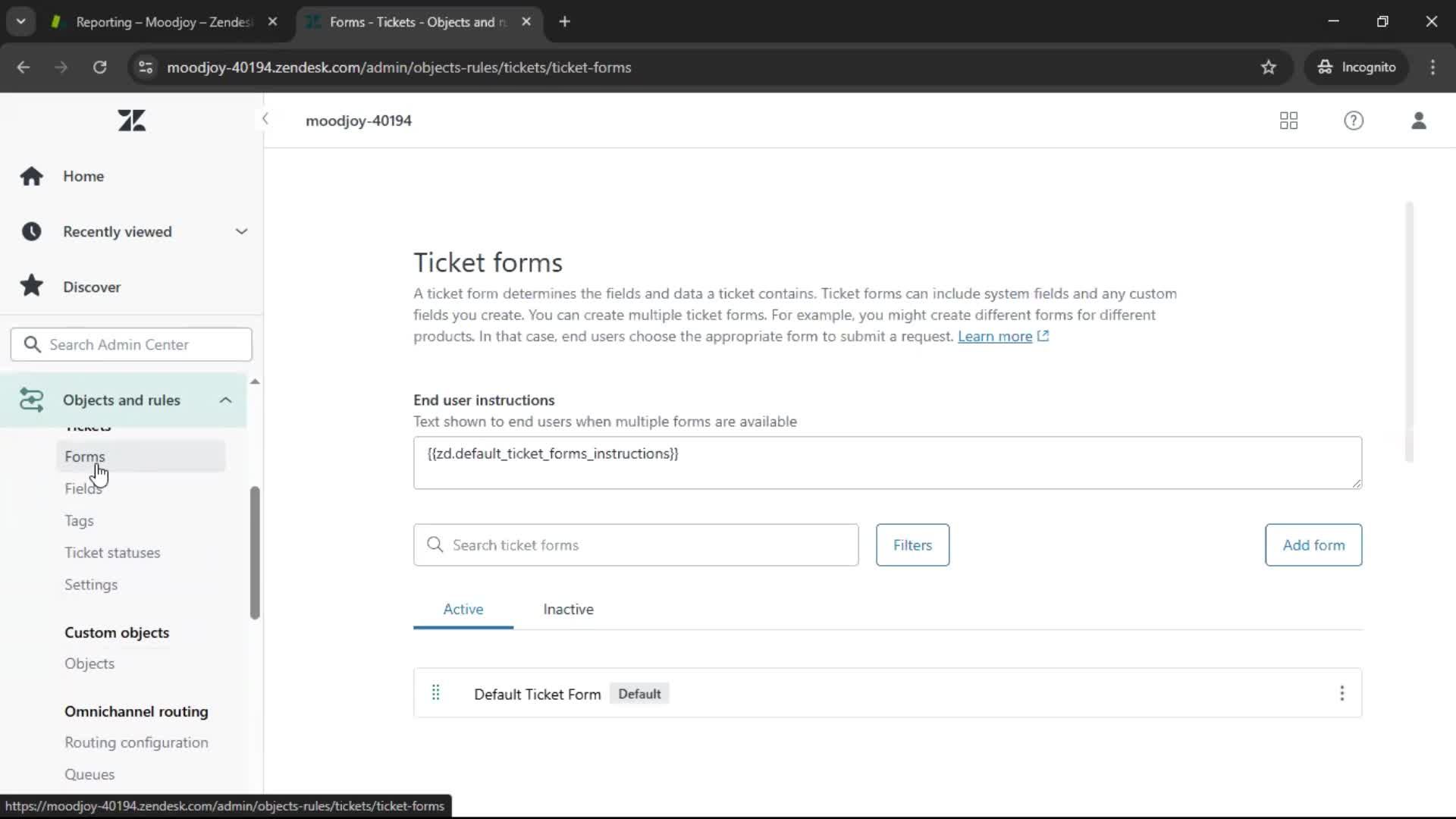 General browsing screenshot