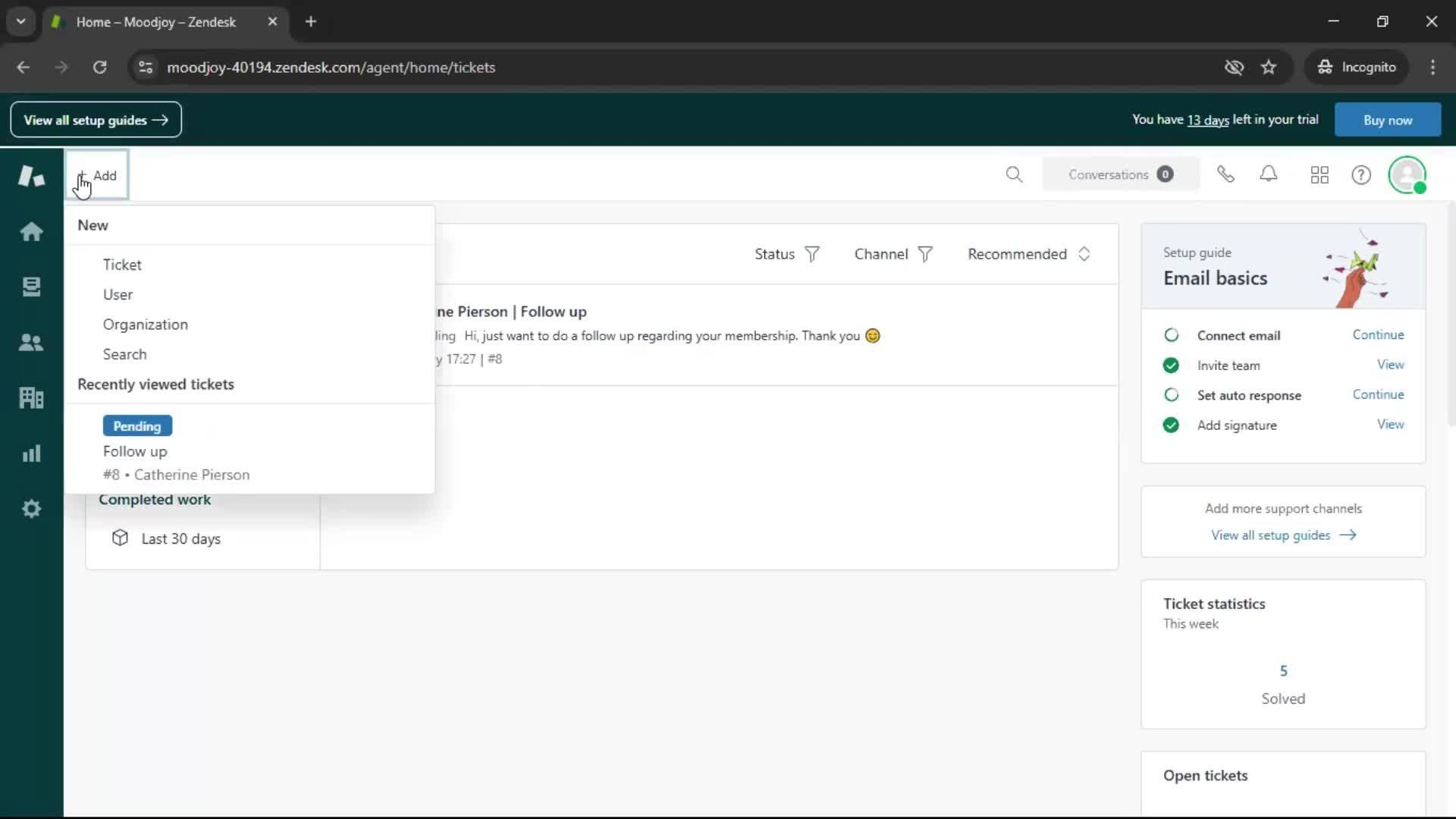 General browsing on Zendesk video thumbnail