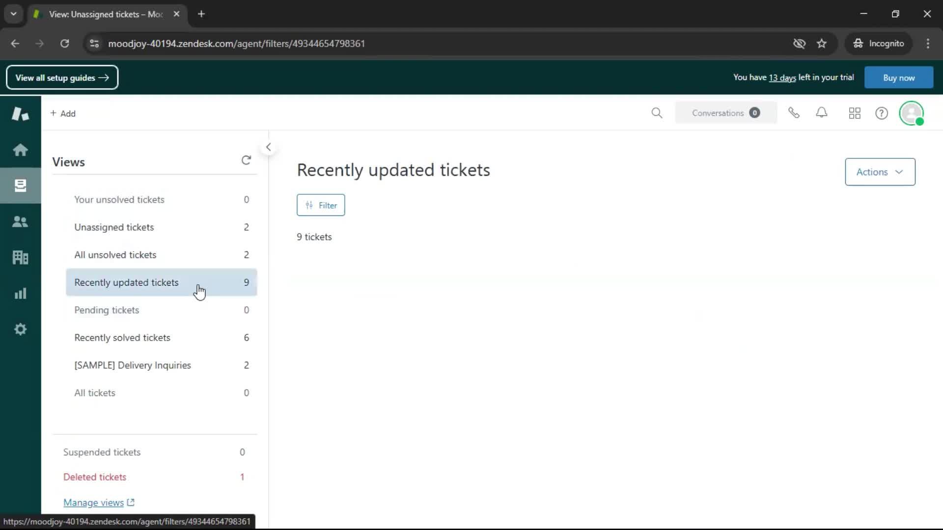 General browsing screenshot