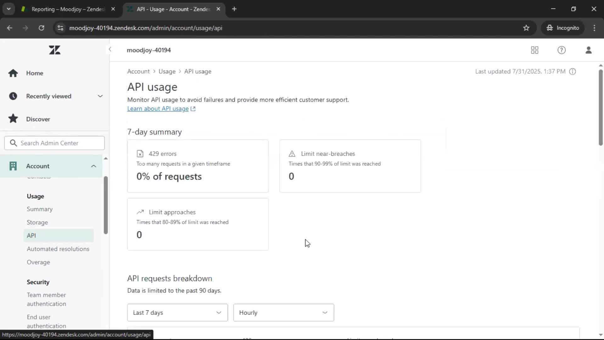 General browsing screenshot