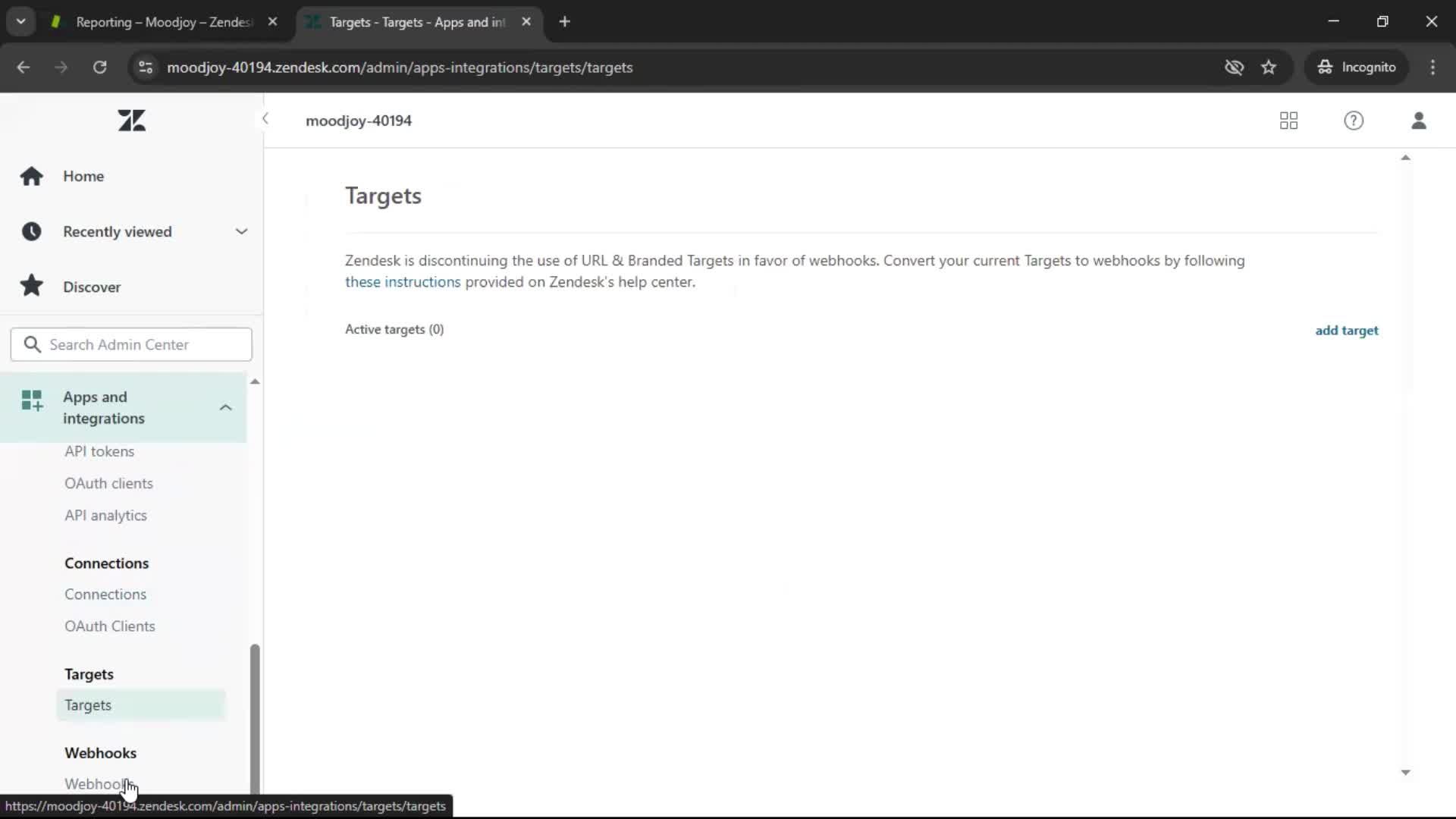 General browsing screenshot