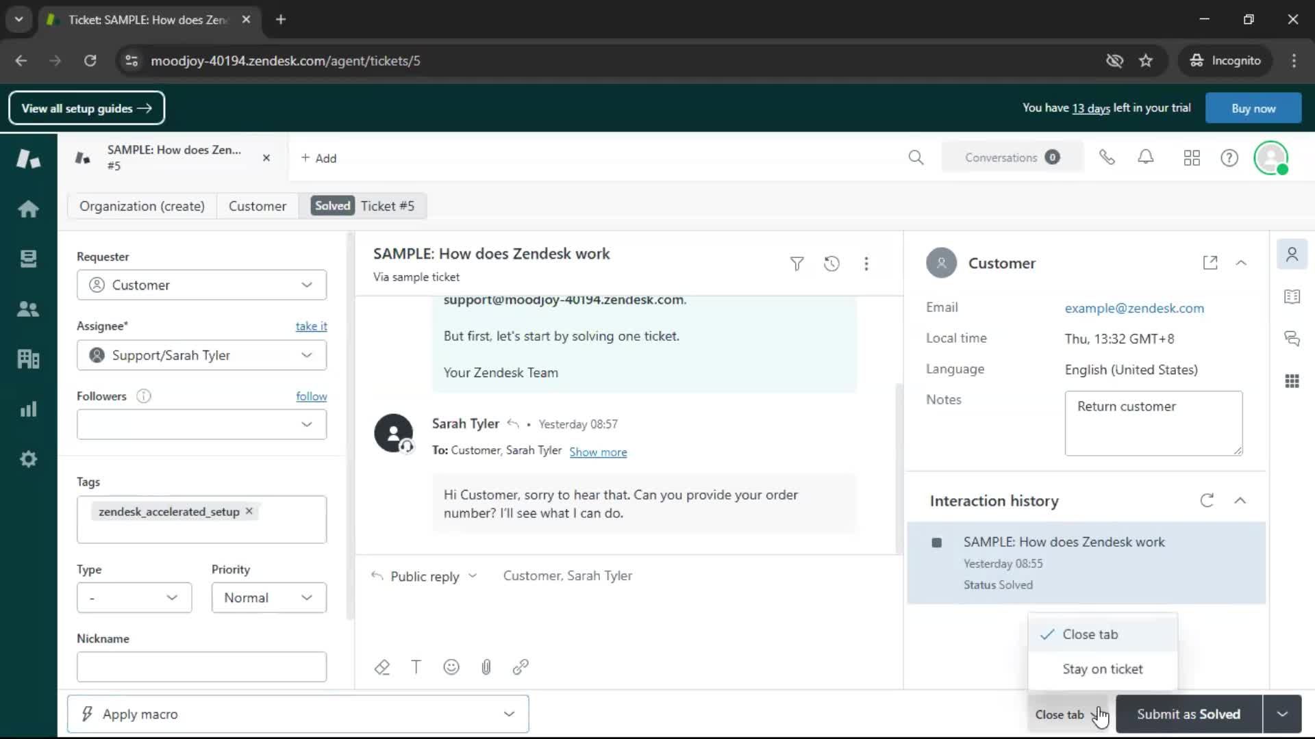 General browsing screenshot