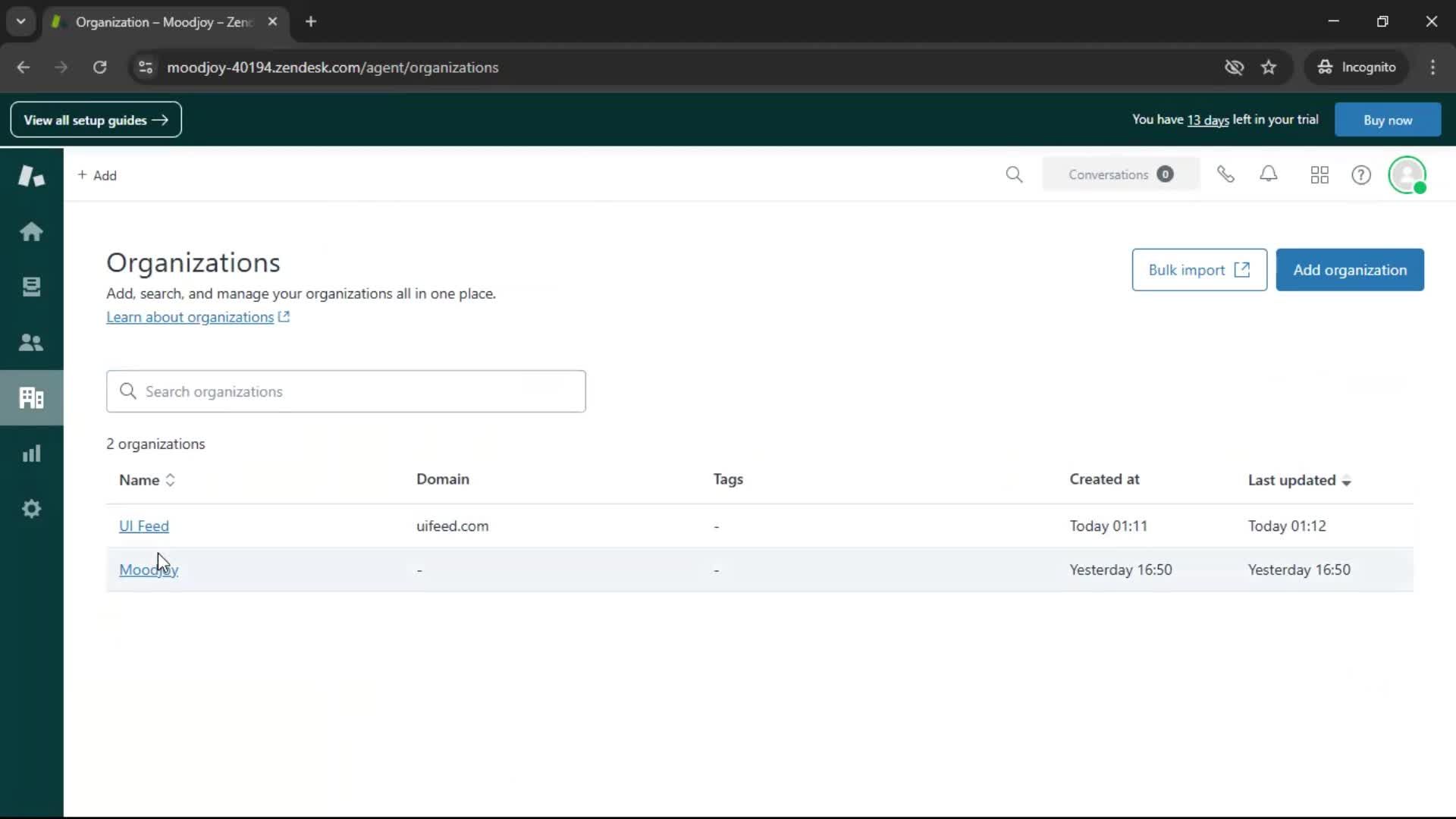 General browsing screenshot