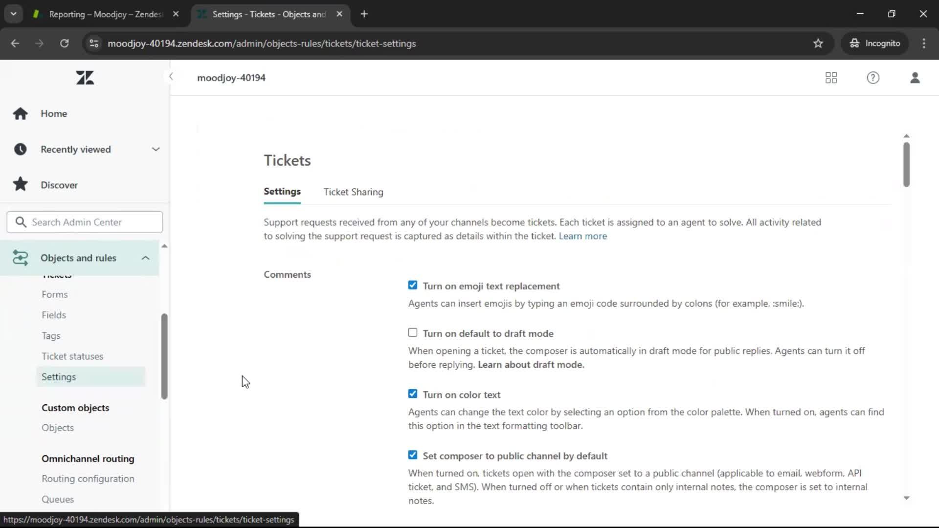 General browsing screenshot