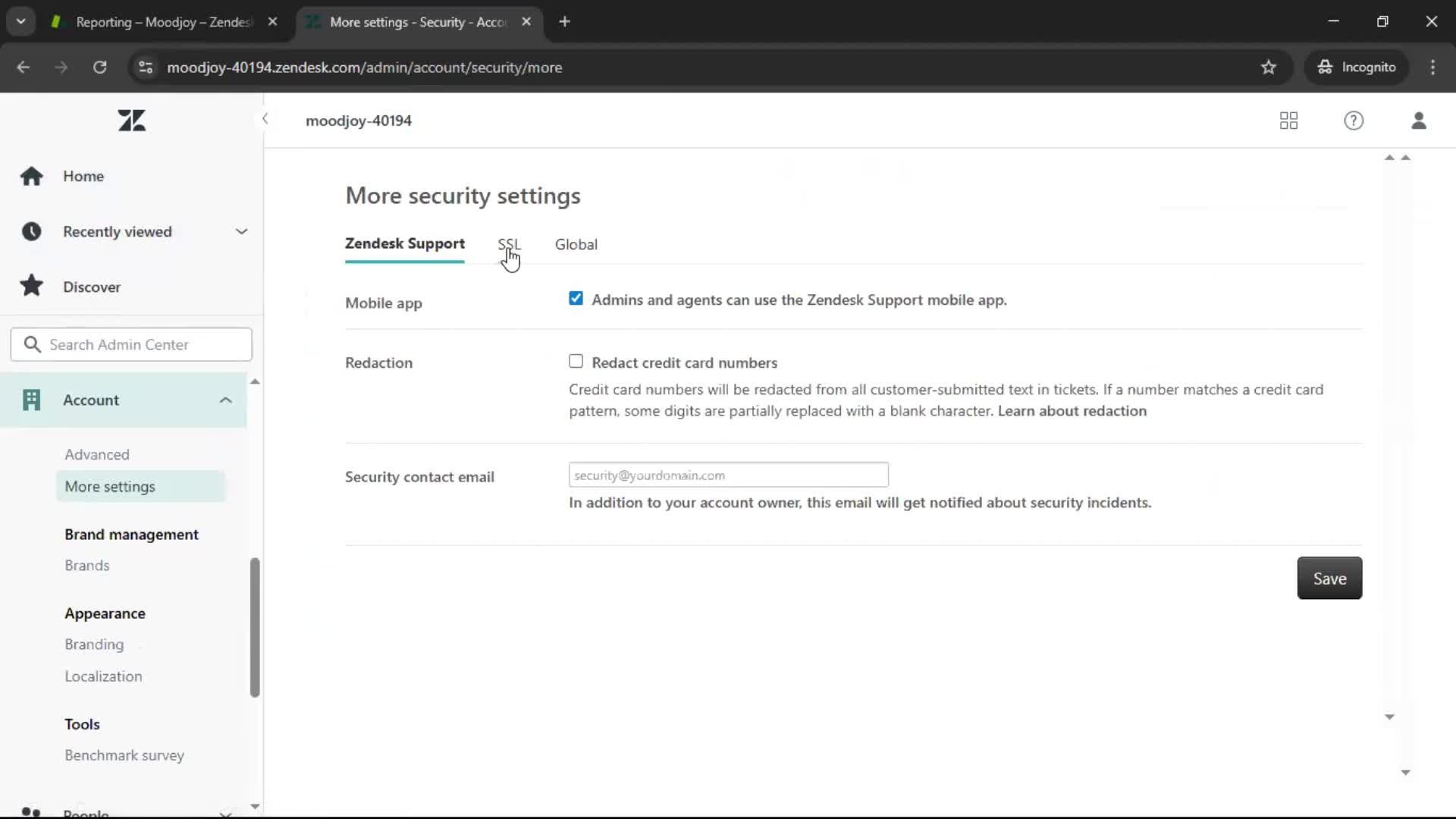 General browsing screenshot