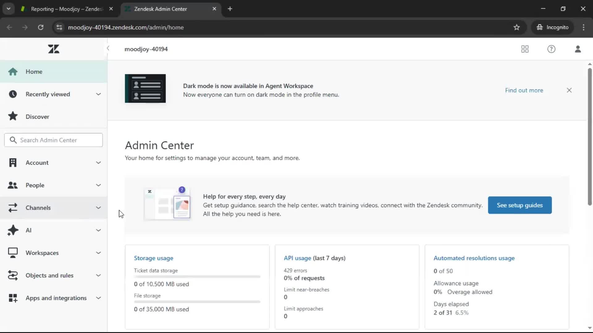 General browsing screenshot