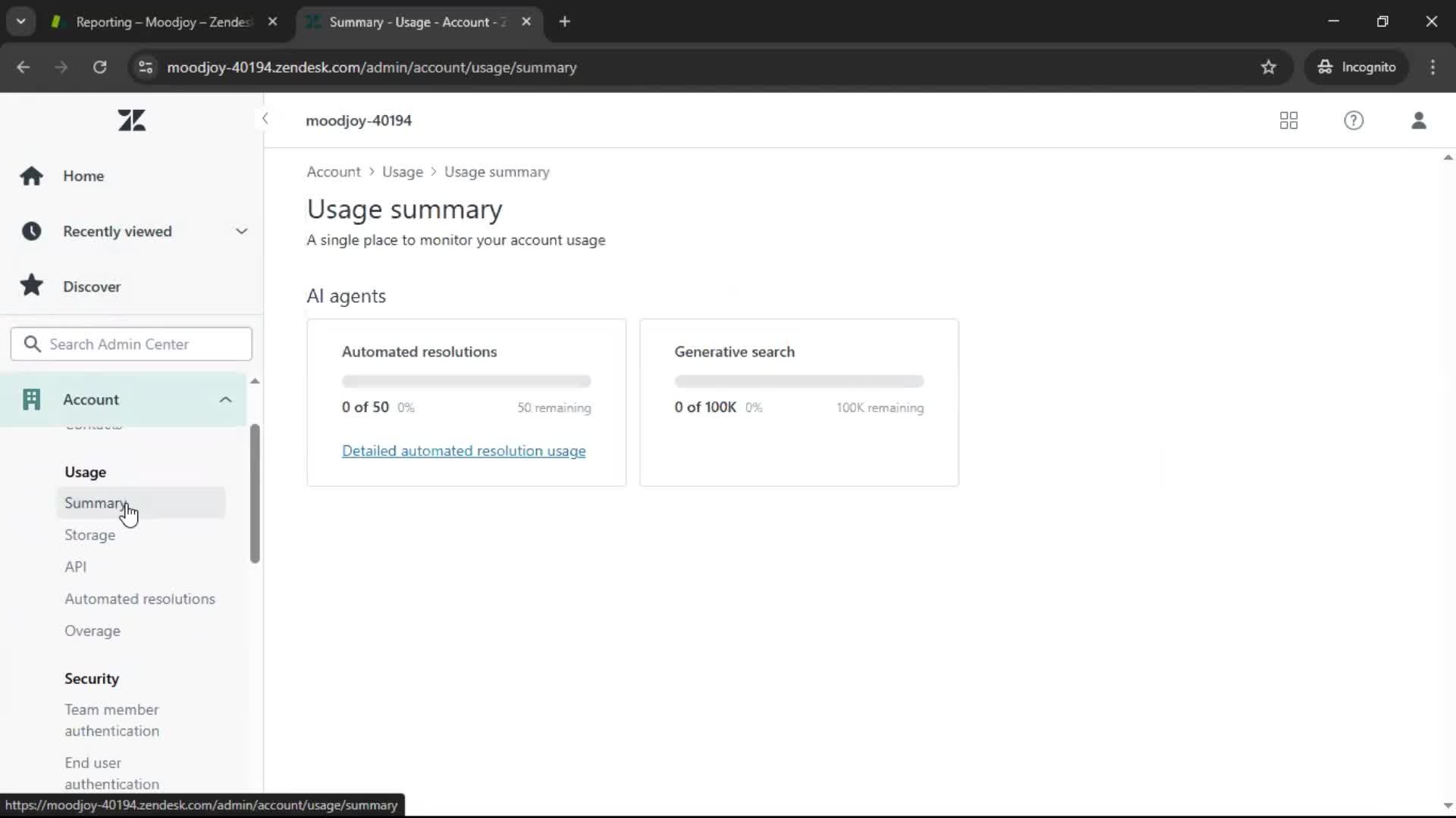 General browsing screenshot