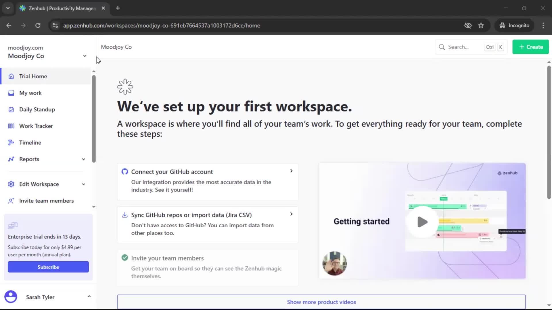 General browsing screenshot