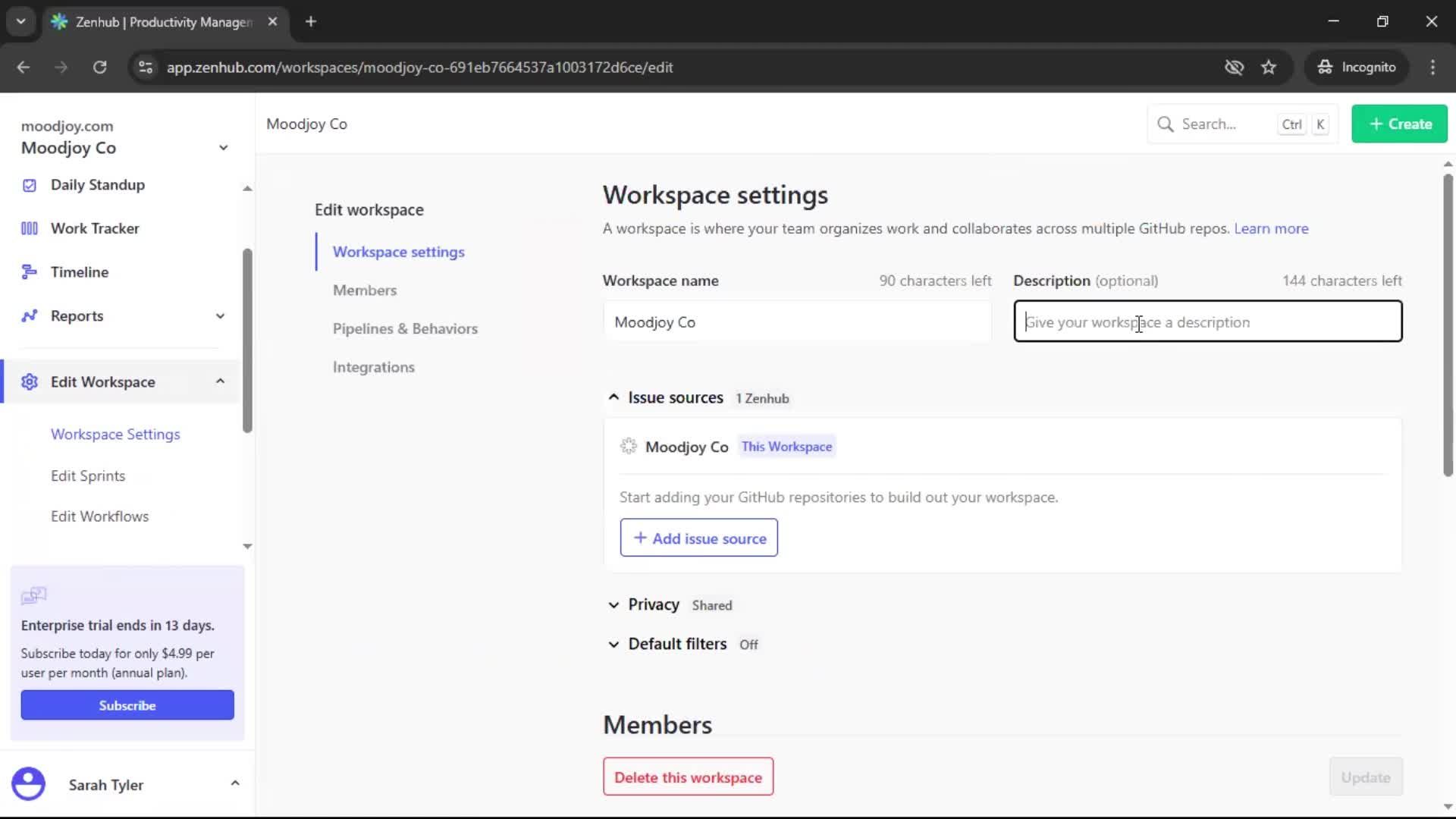 General browsing screenshot