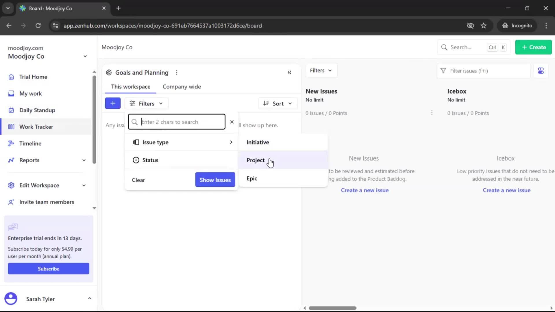 General browsing screenshot