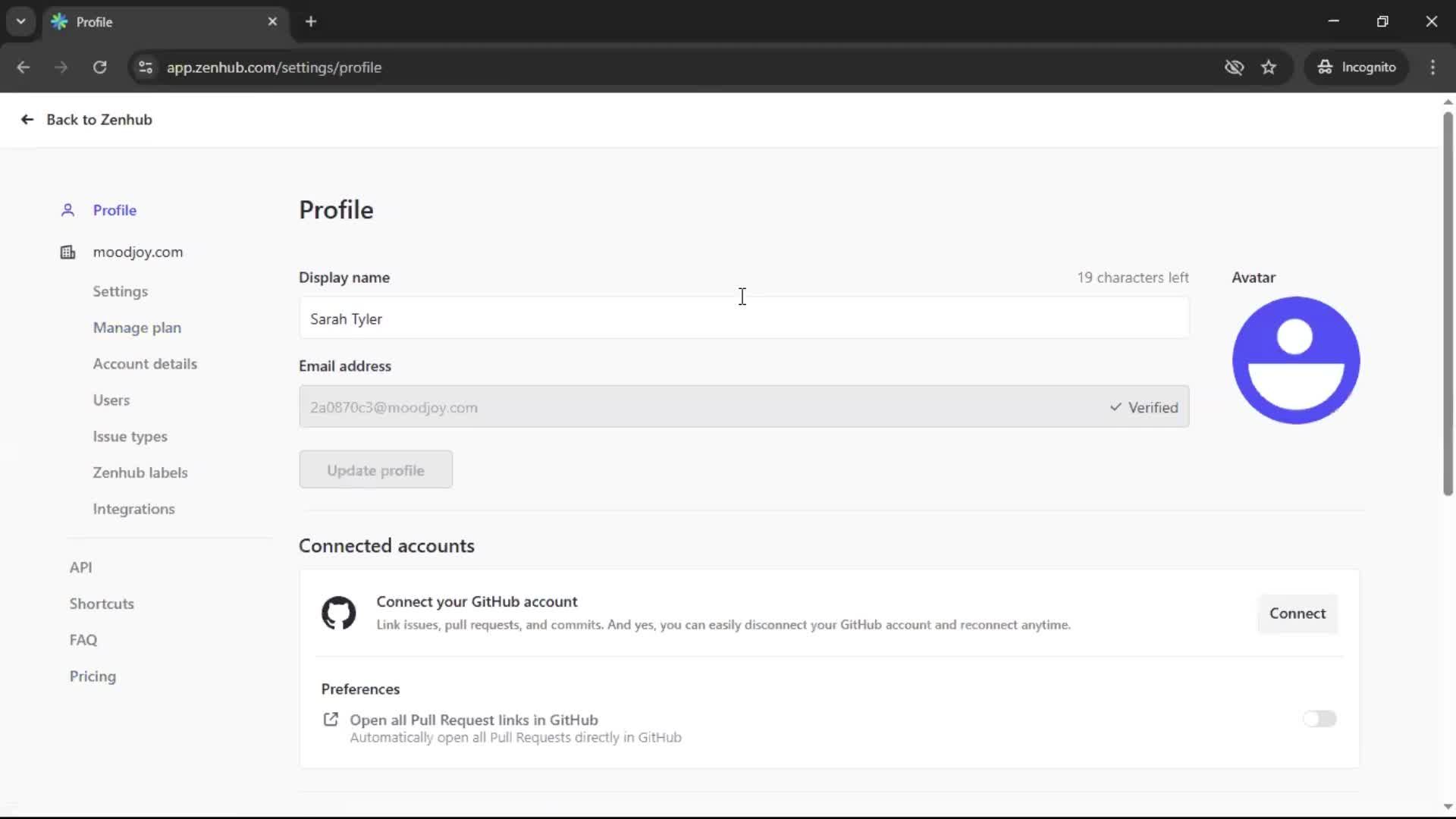 General browsing screenshot