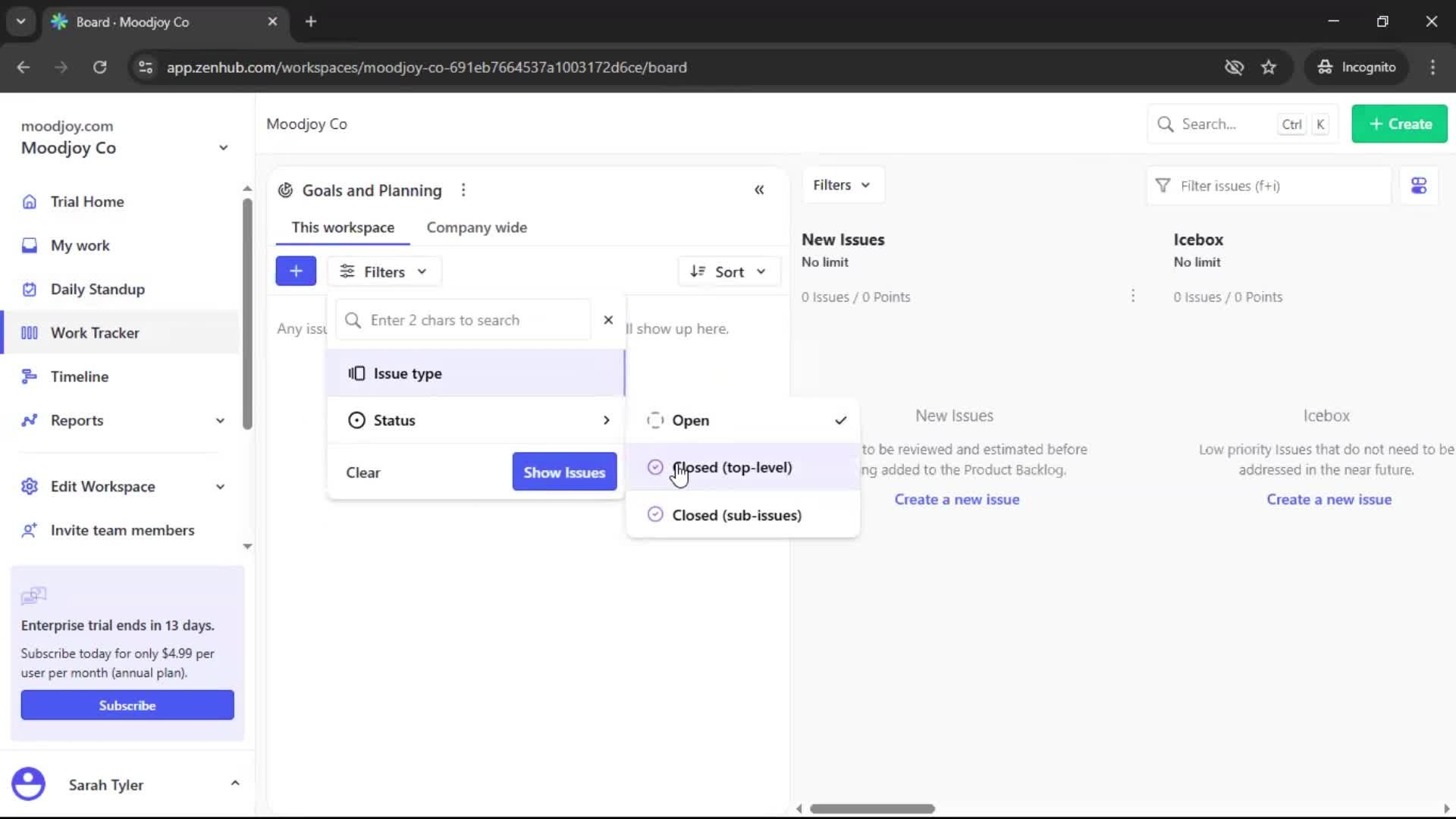 General browsing screenshot