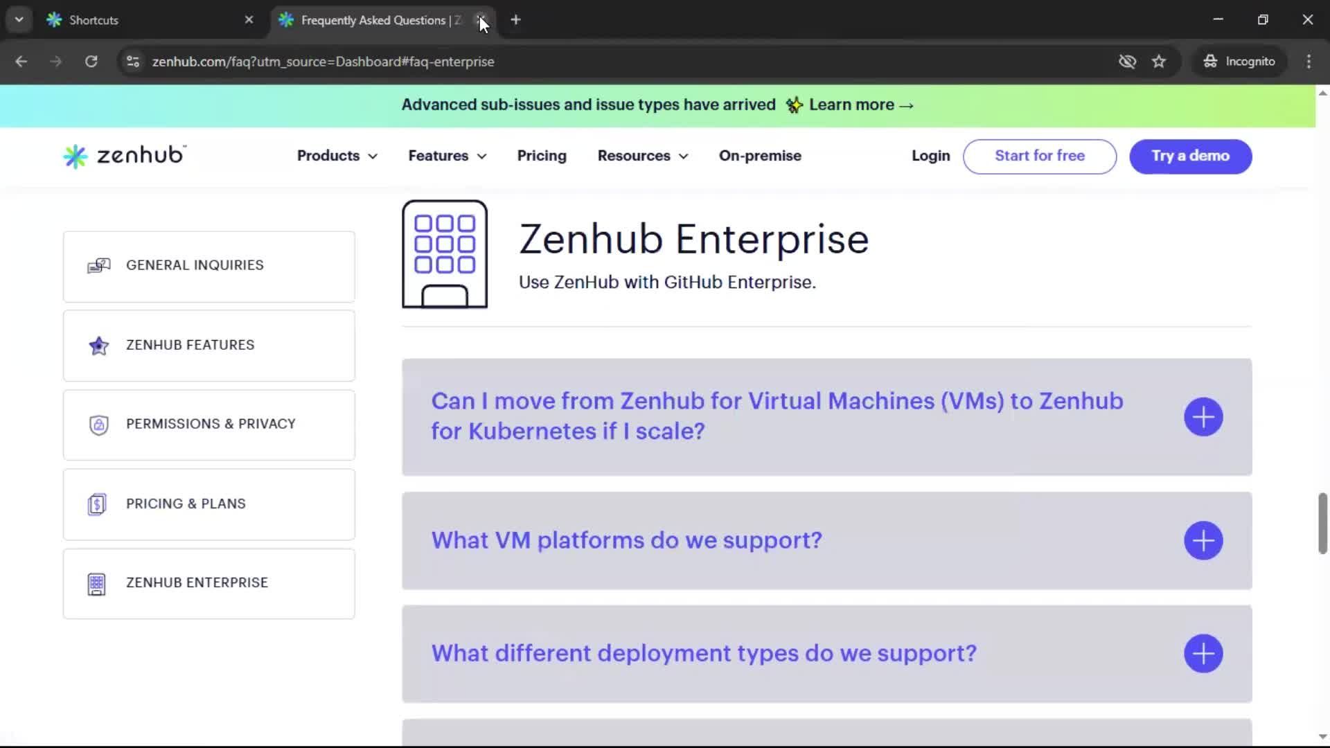 General browsing screenshot