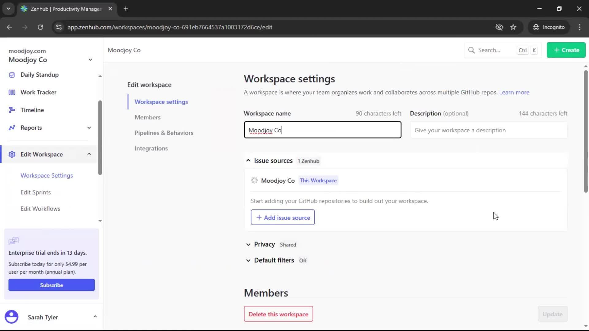 General browsing screenshot