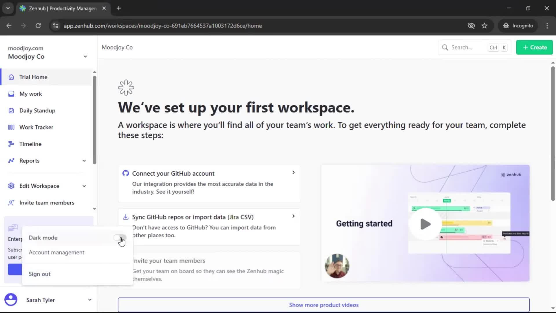 General browsing screenshot