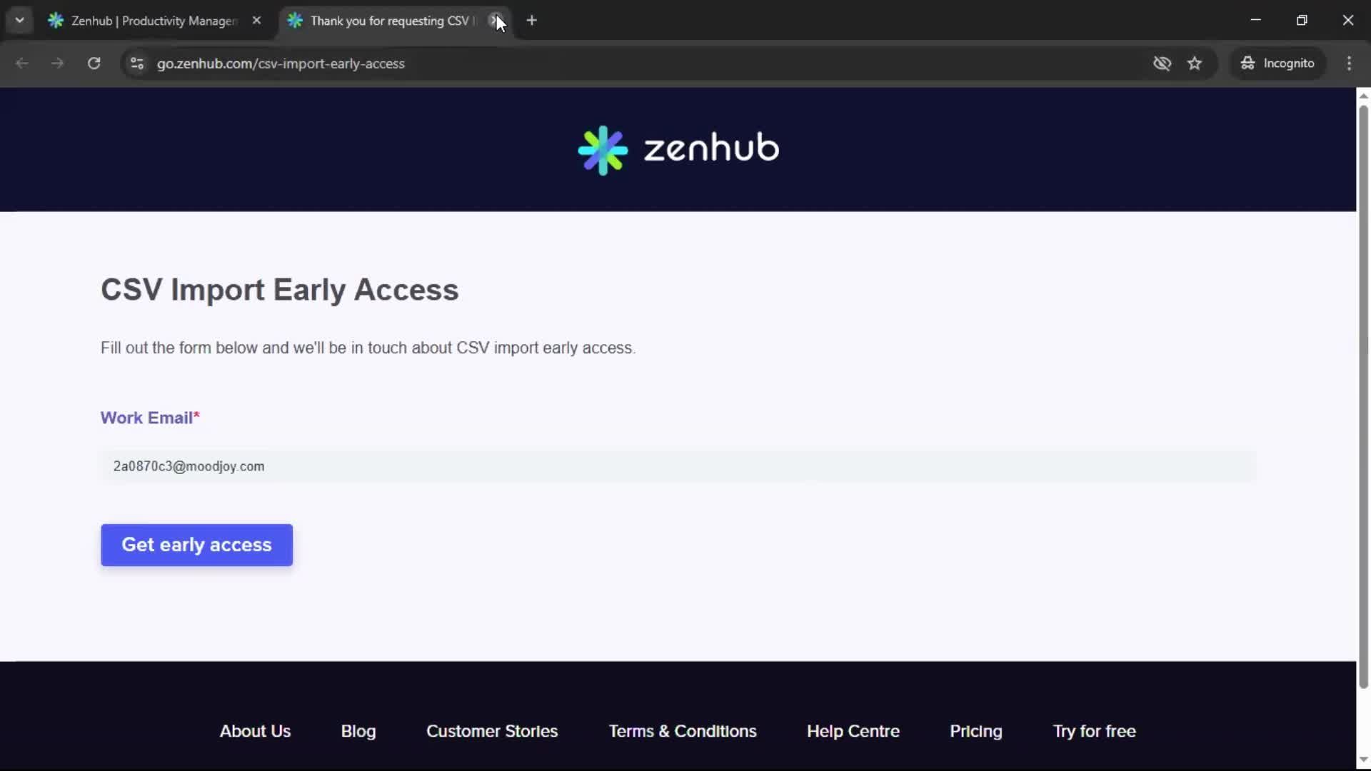 General browsing screenshot