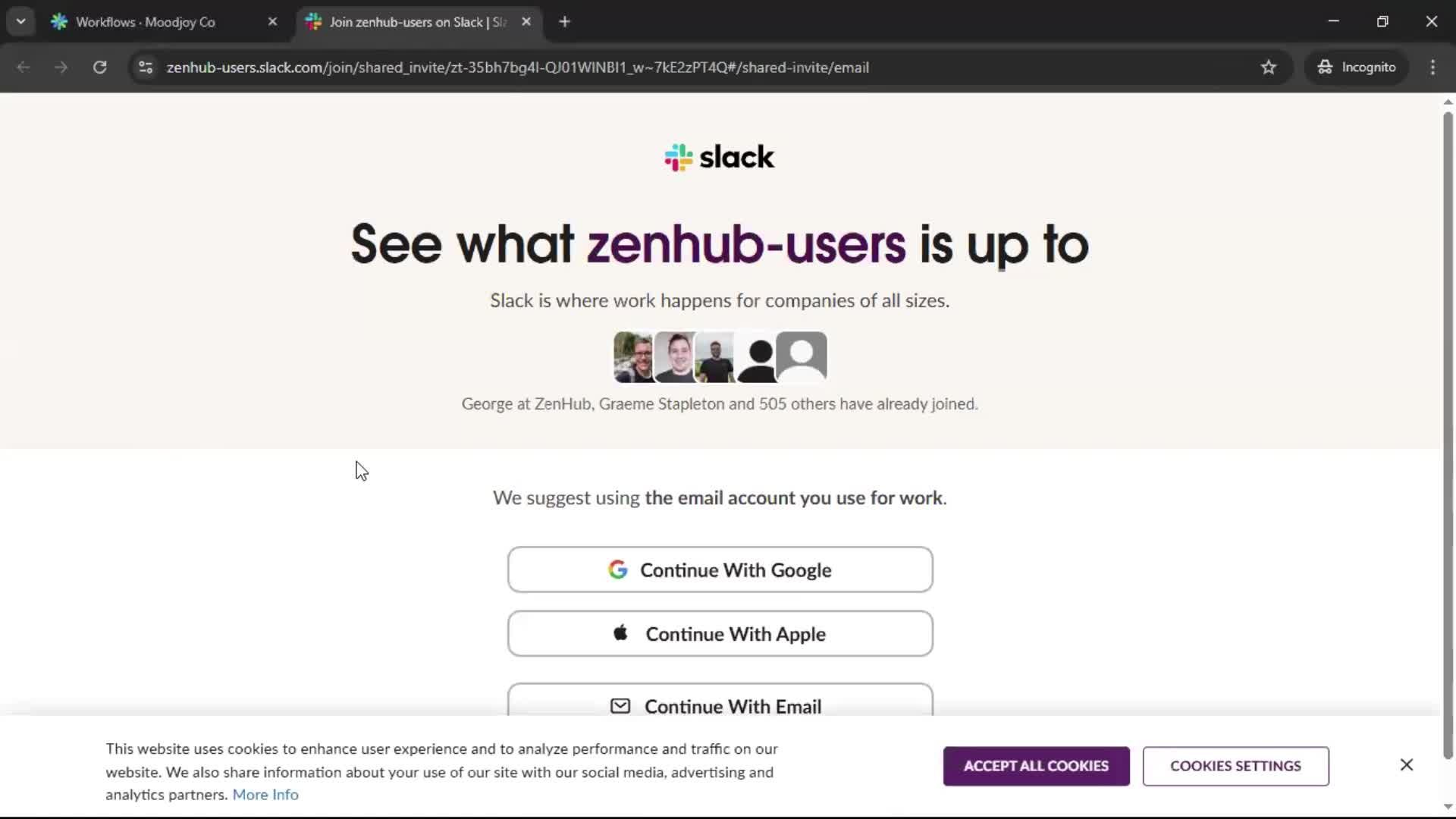 General browsing screenshot