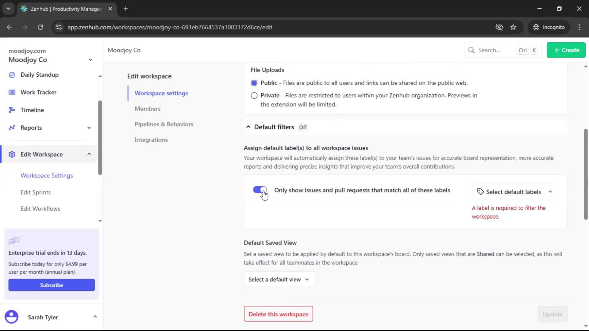 General browsing screenshot