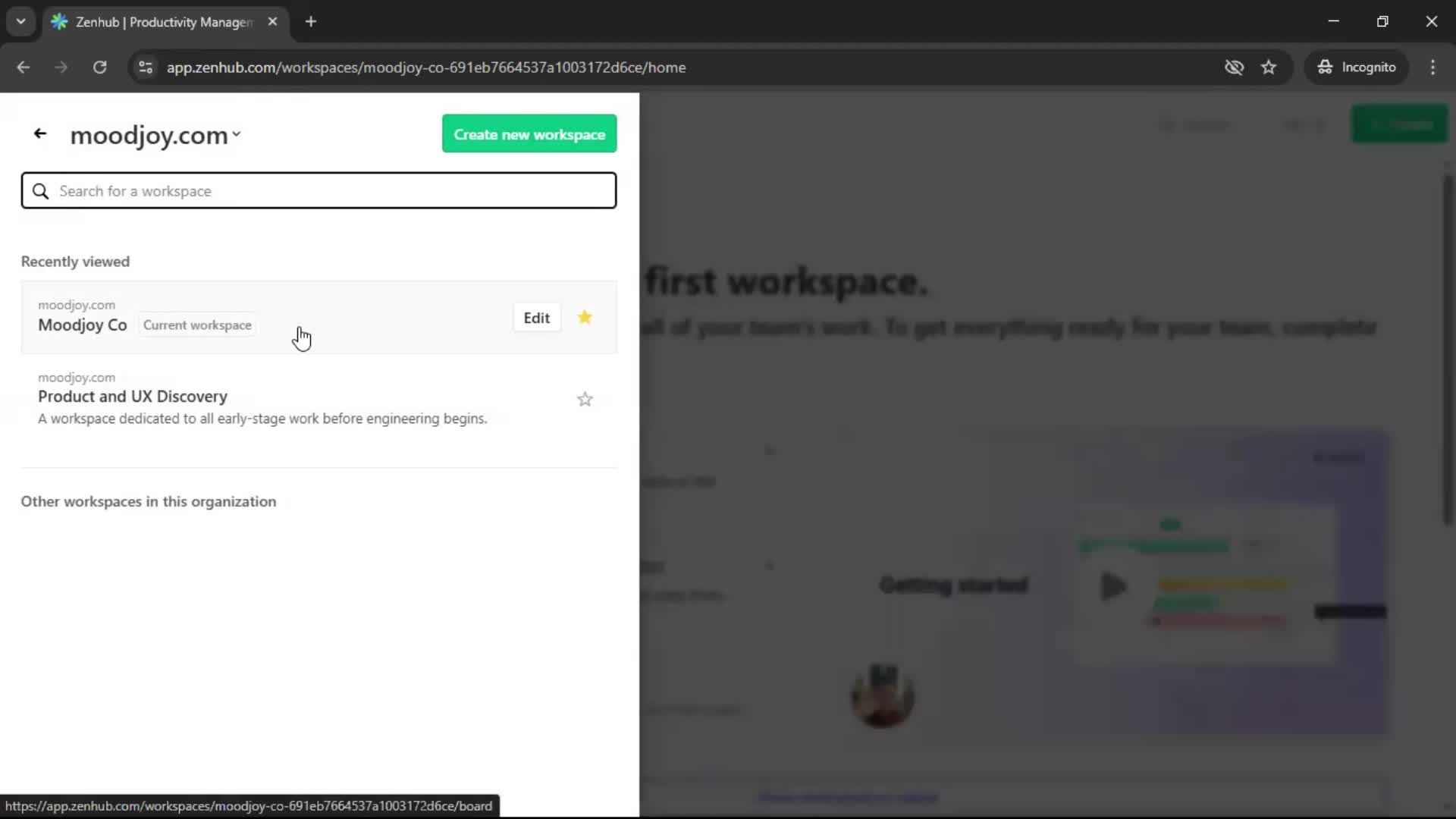 General browsing screenshot