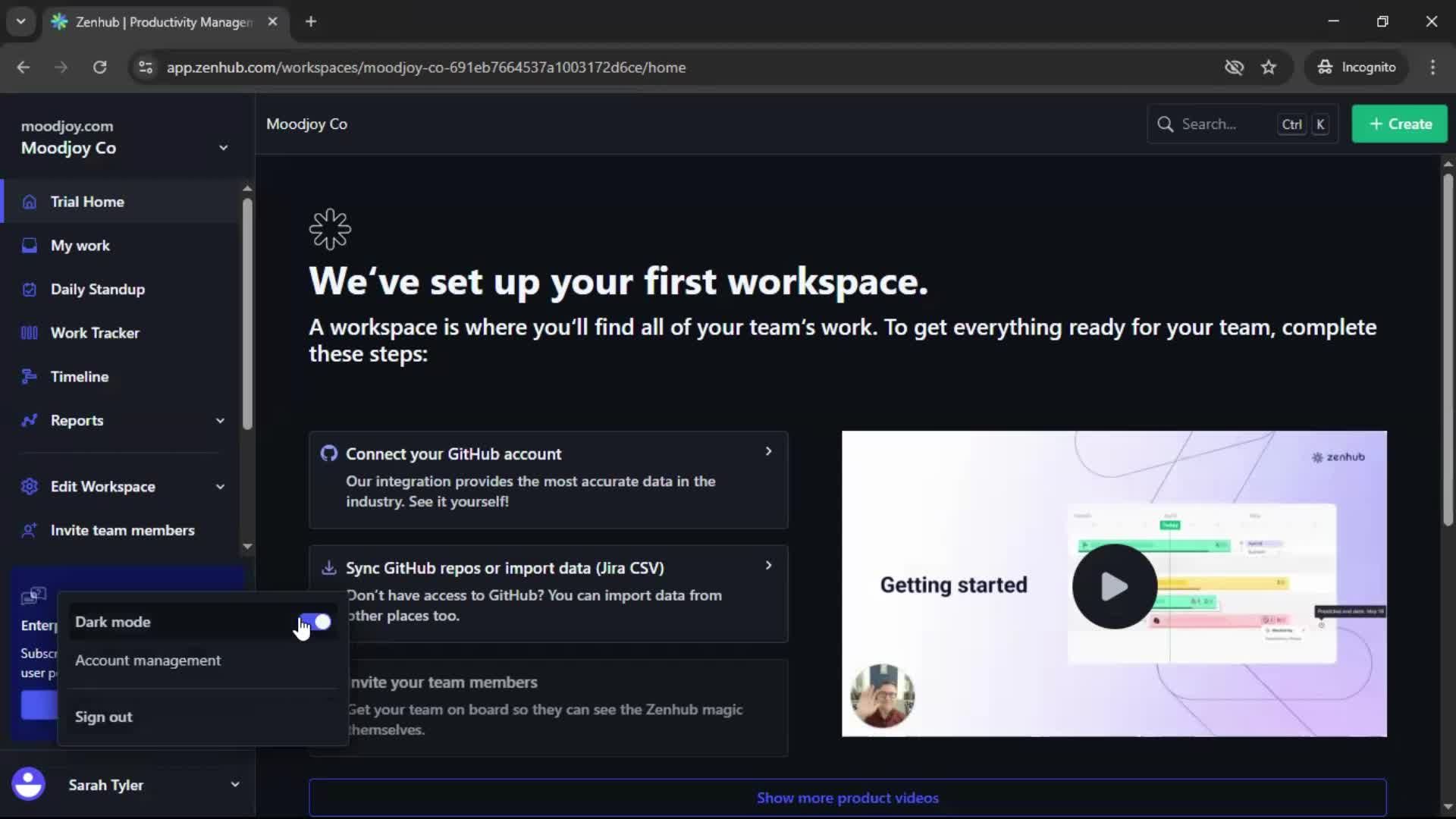 General browsing screenshot