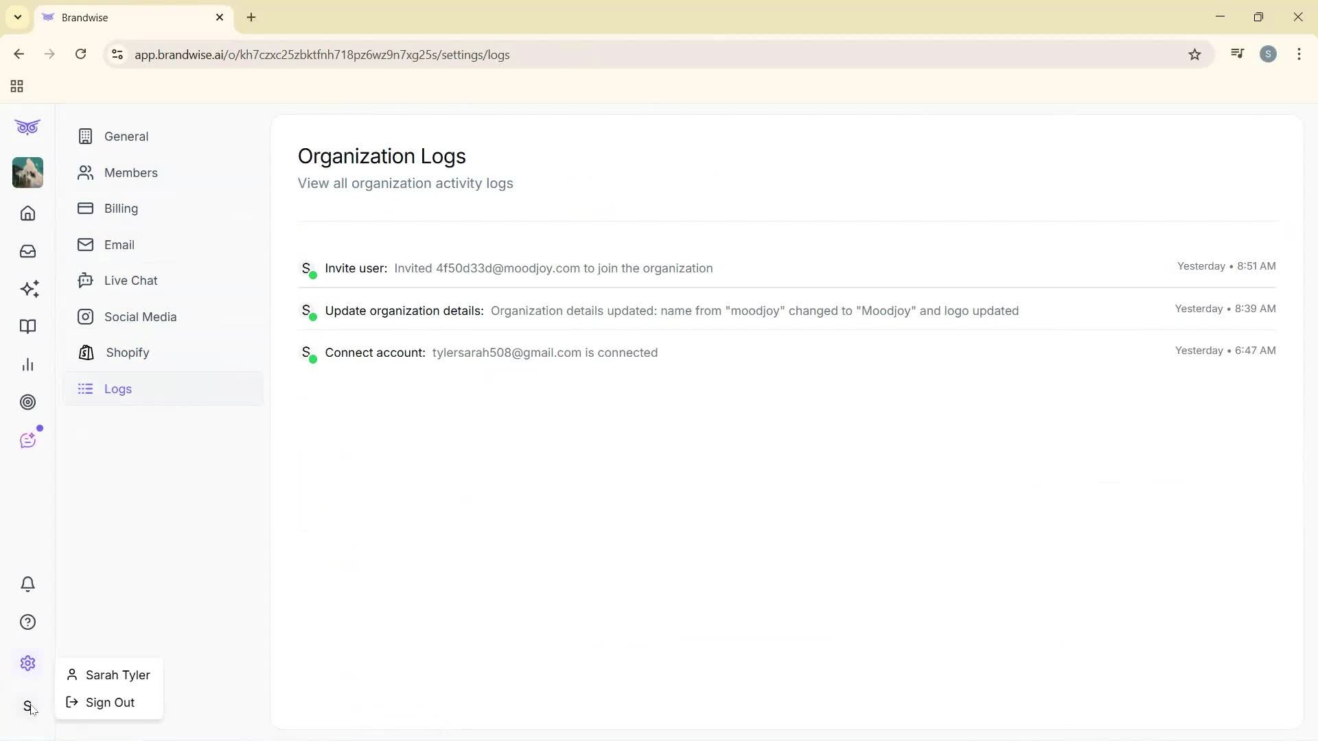 General browsing screenshot