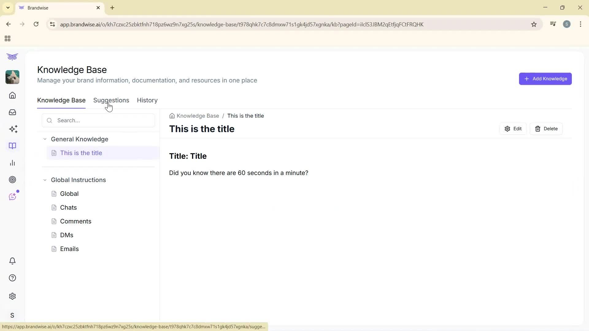 General browsing screenshot