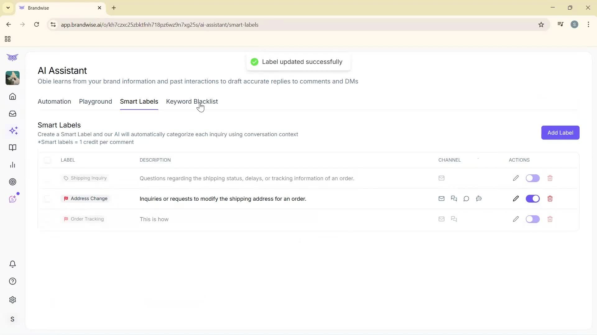 General browsing screenshot