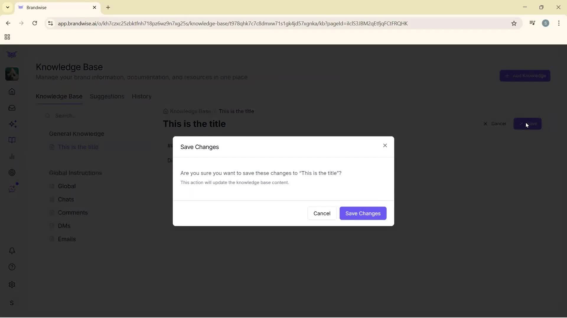General browsing screenshot