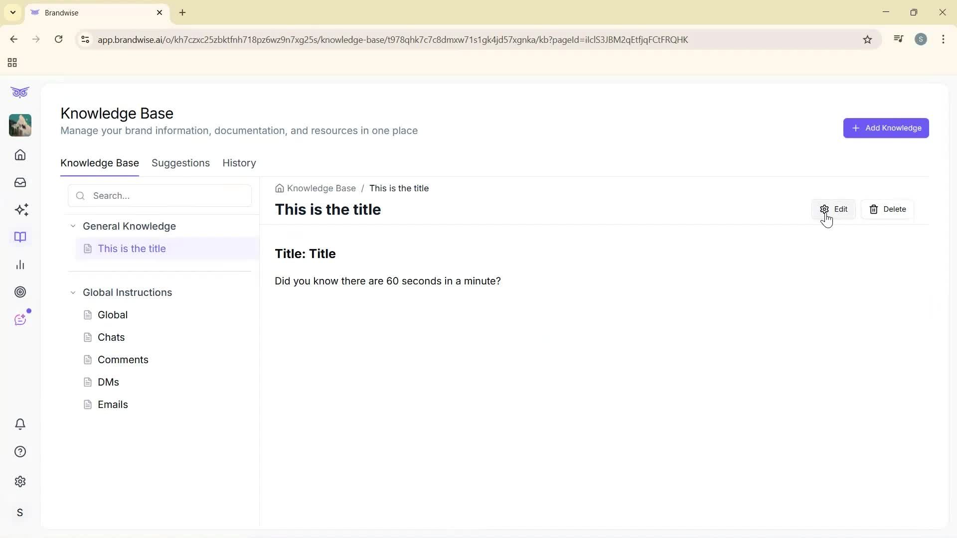 General browsing screenshot