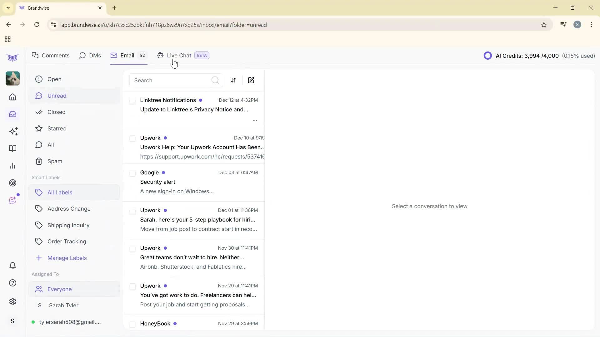 General browsing screenshot