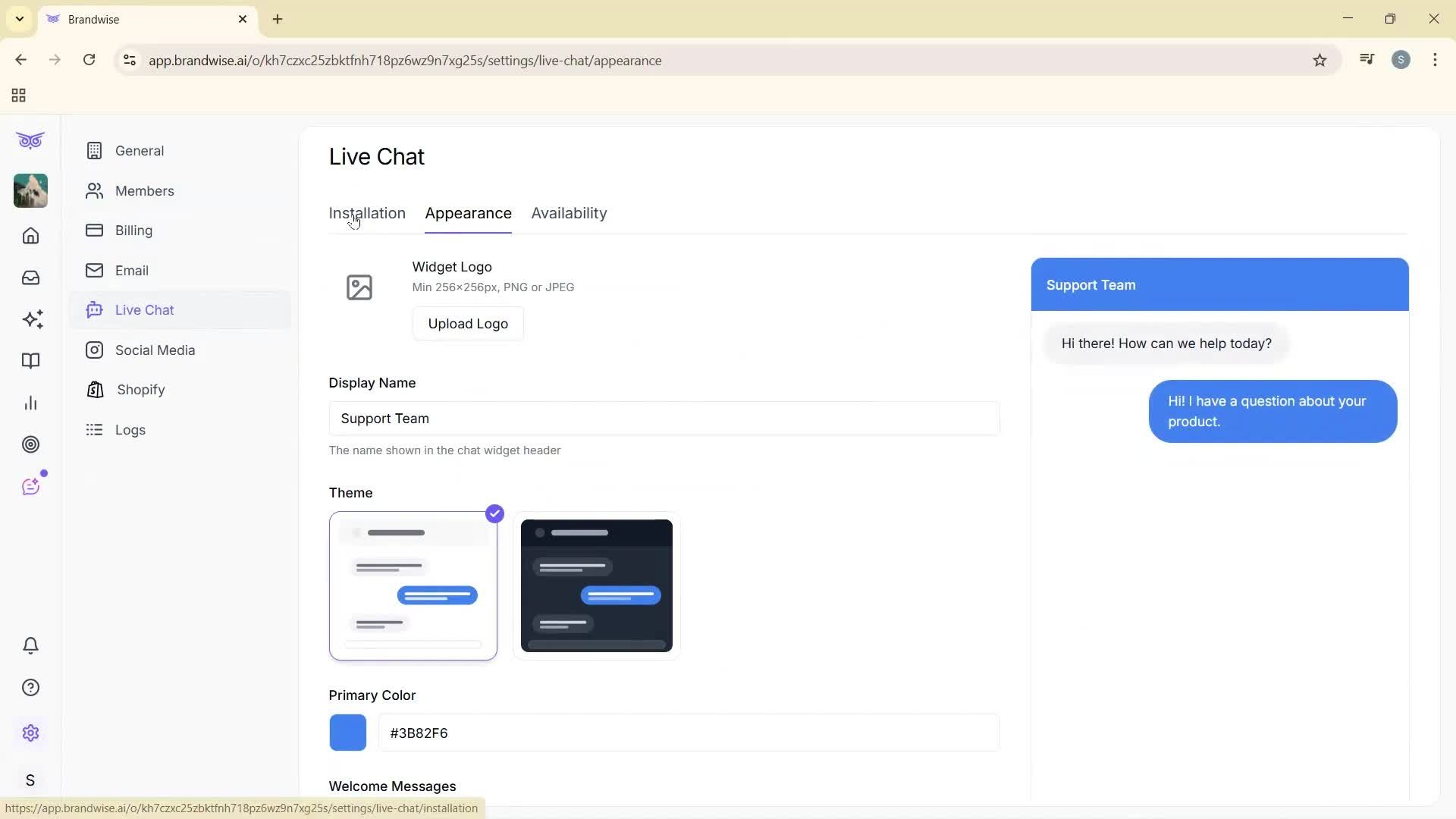 General browsing screenshot