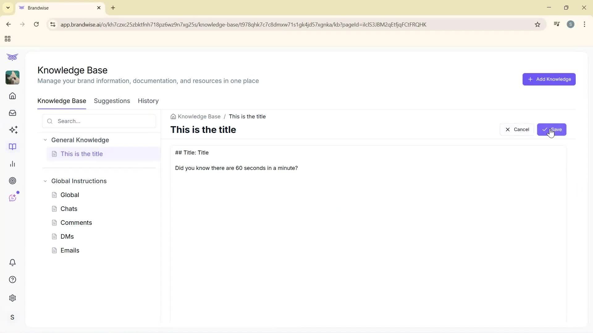 General browsing screenshot