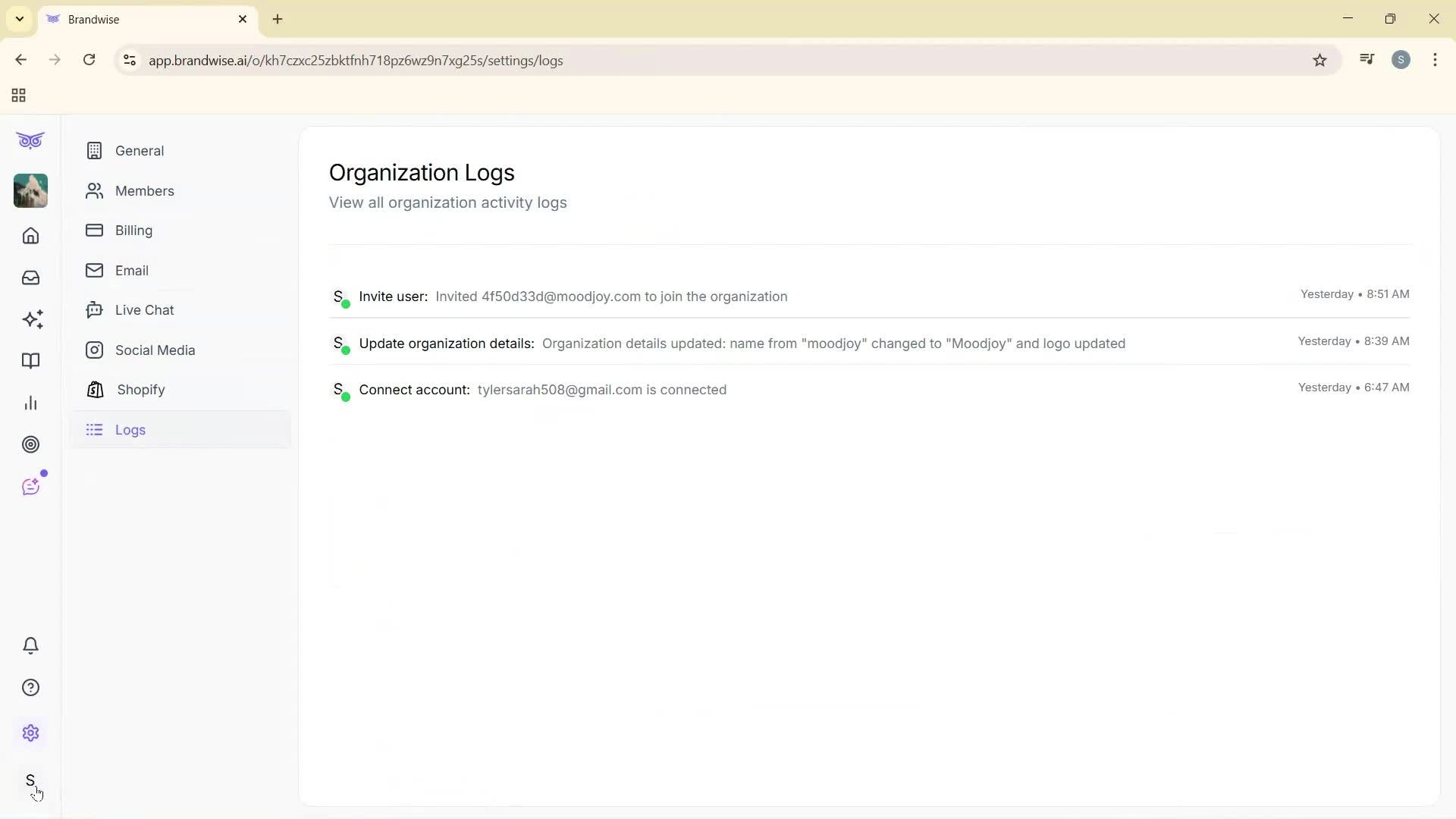 General browsing screenshot