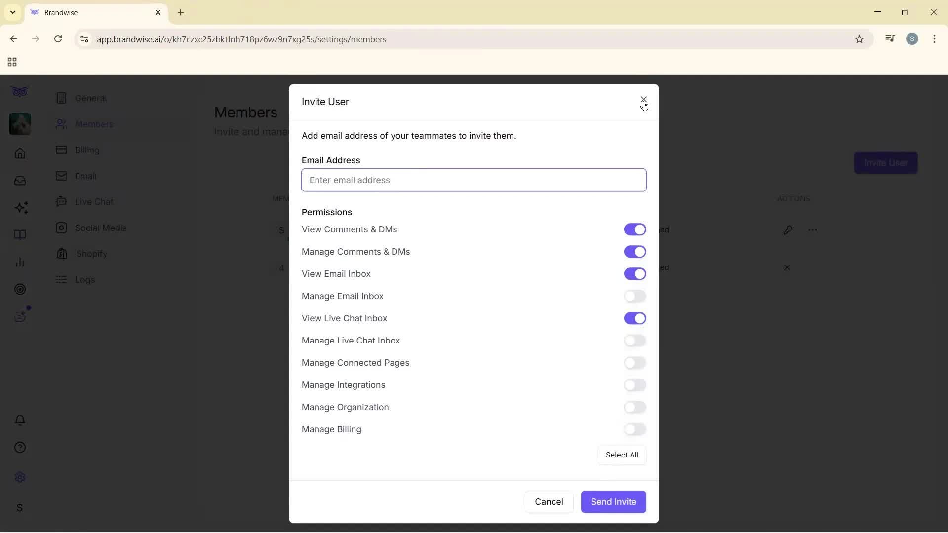 General browsing screenshot