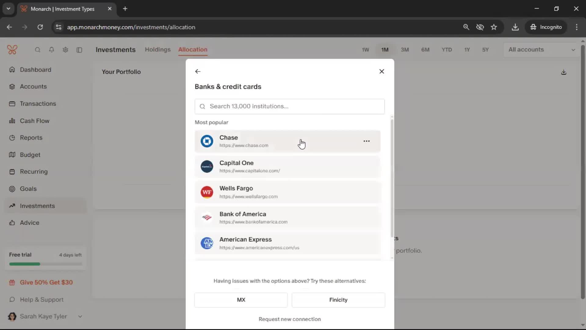 General browsing screenshot