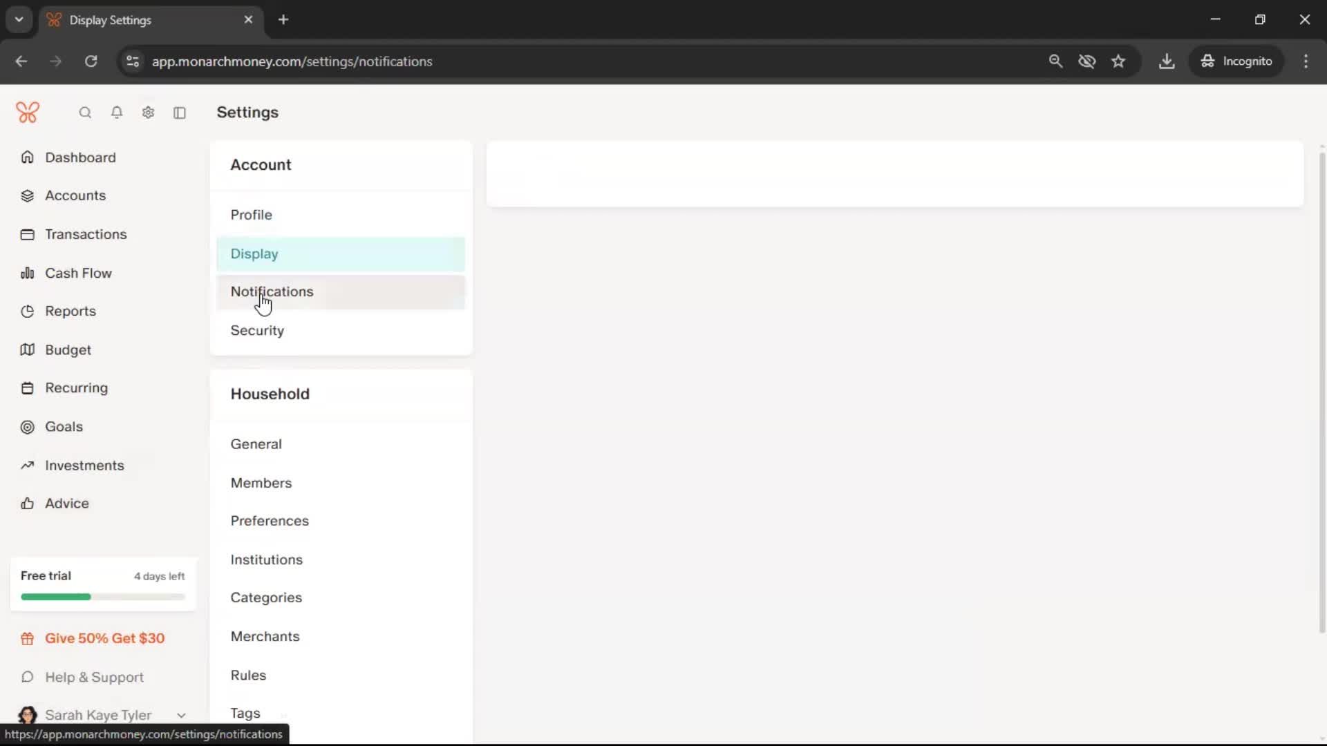 General browsing screenshot
