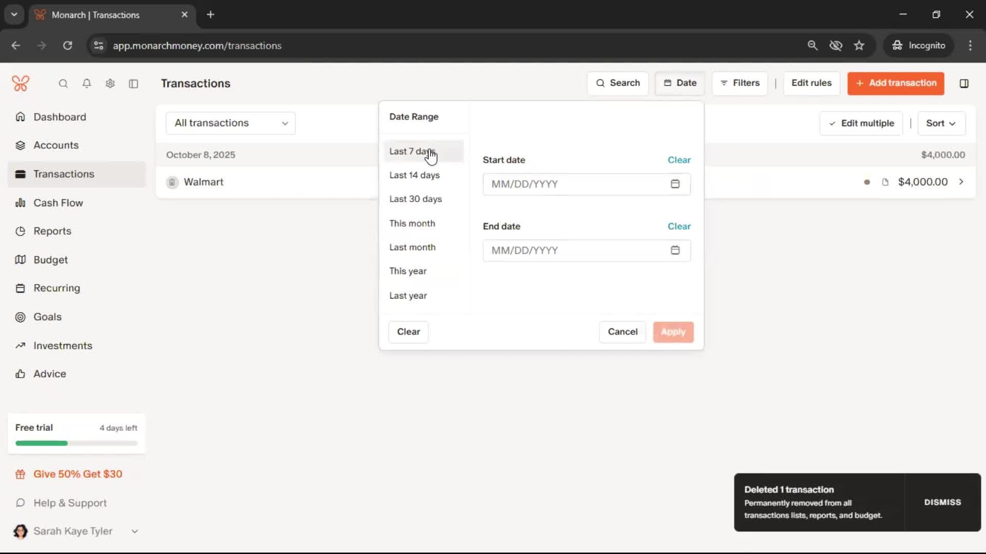 General browsing screenshot