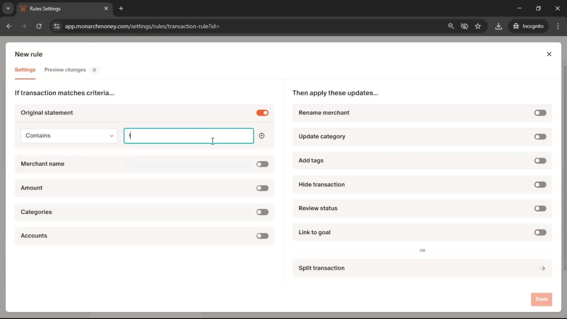 General browsing screenshot