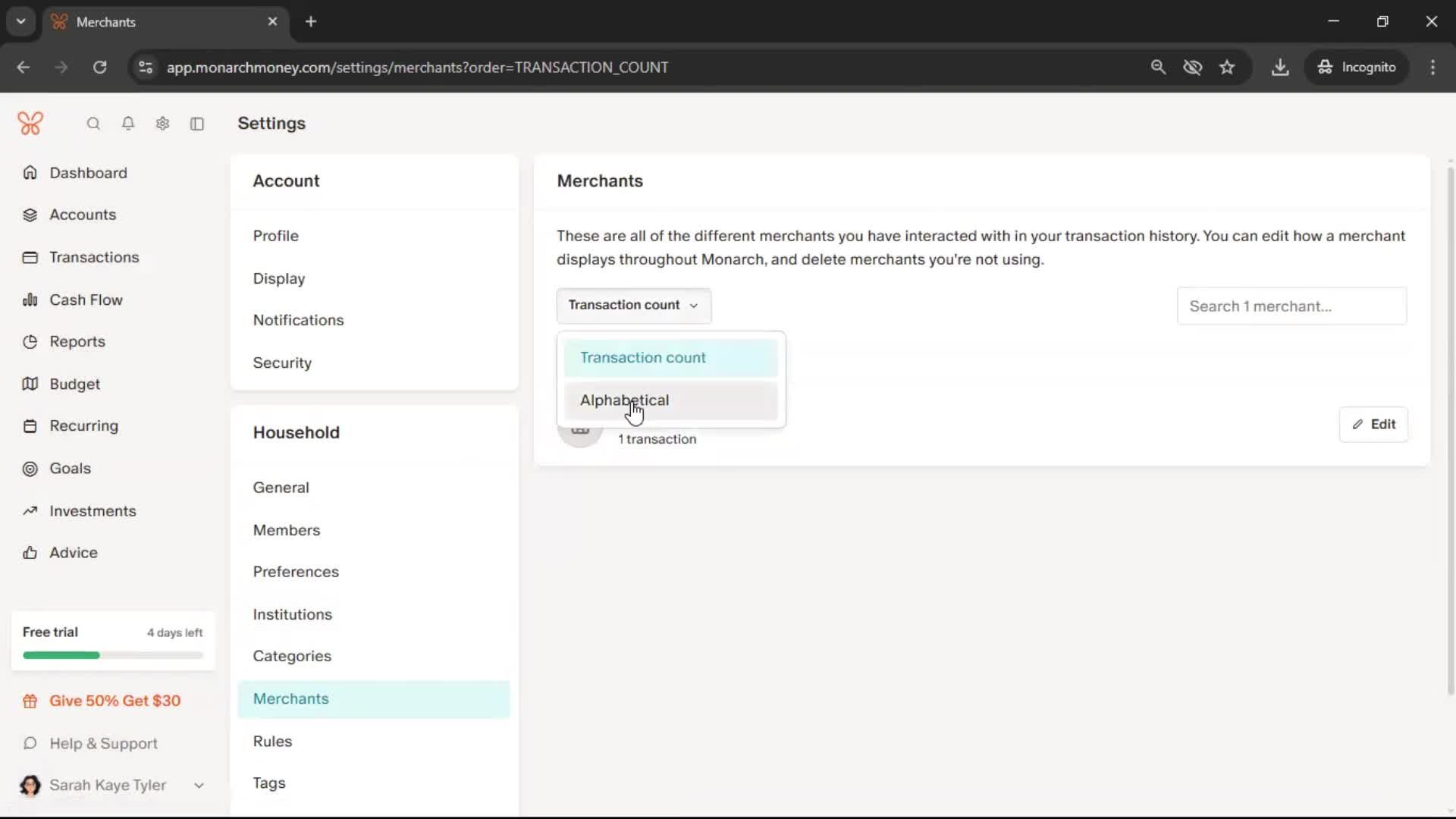 General browsing screenshot
